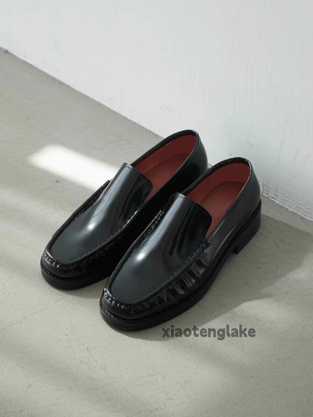 Vintage Unisex utility punk yuppie loafer slip on shoes Size US 5.5 / EU 38 - 2 Thumbnail