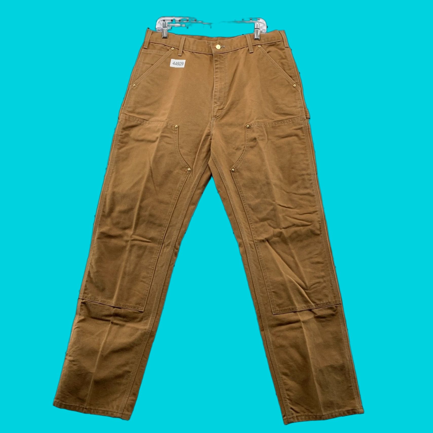 Carhartt VINTAGE Carhartt Pants 36x34 36x33 Brown Utility Union USA 5-Pocket Carpenter Workwear Mens Pants Brown Carhartt Vintage USA Size US 36 / EU 52 - 1 Thumbnail
