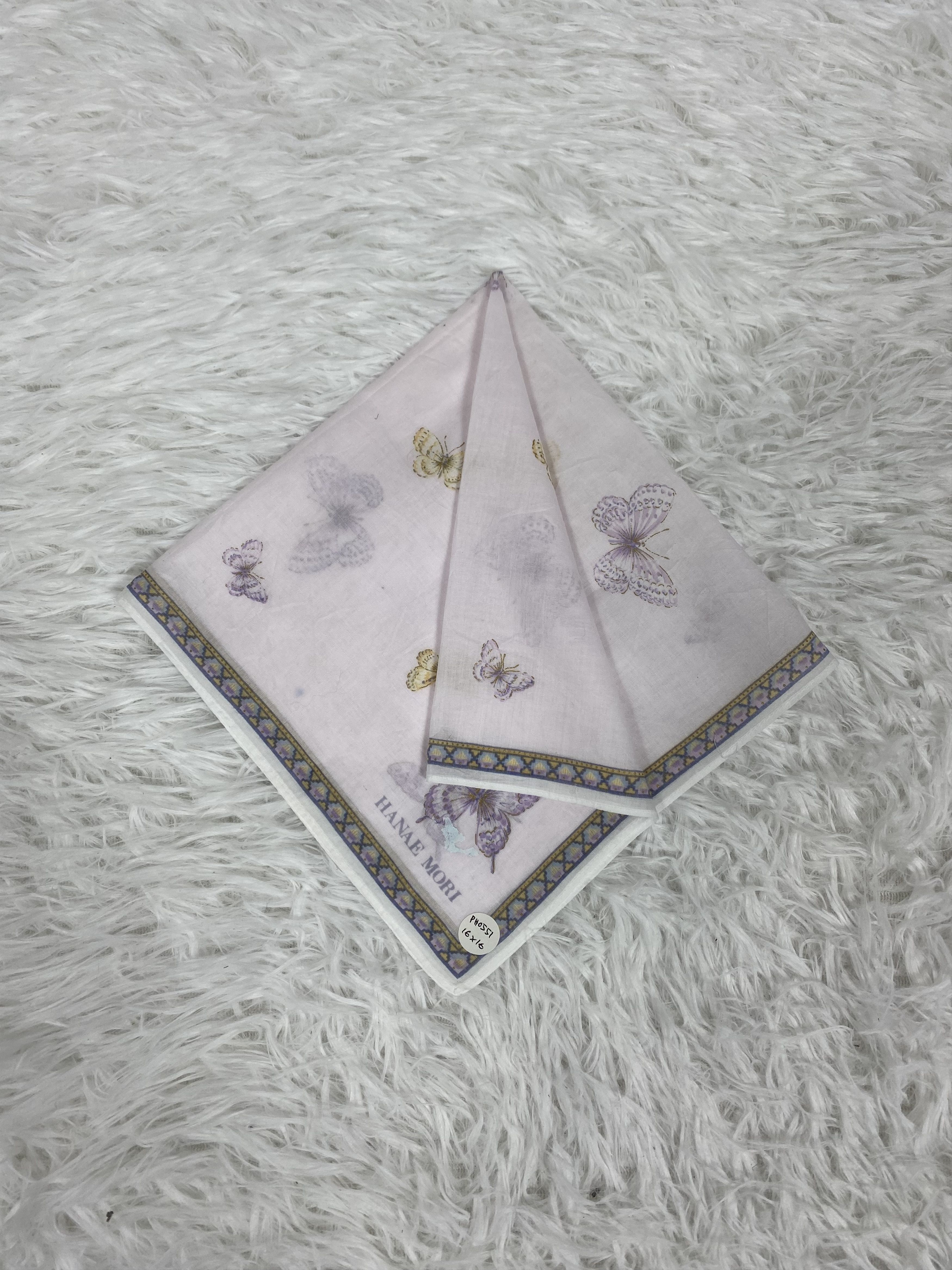 Hanae Mori Vintage Hanae Mori Handkerchief Nekcerchief PH0551 Size ONE SIZE - 1 Thumbnail