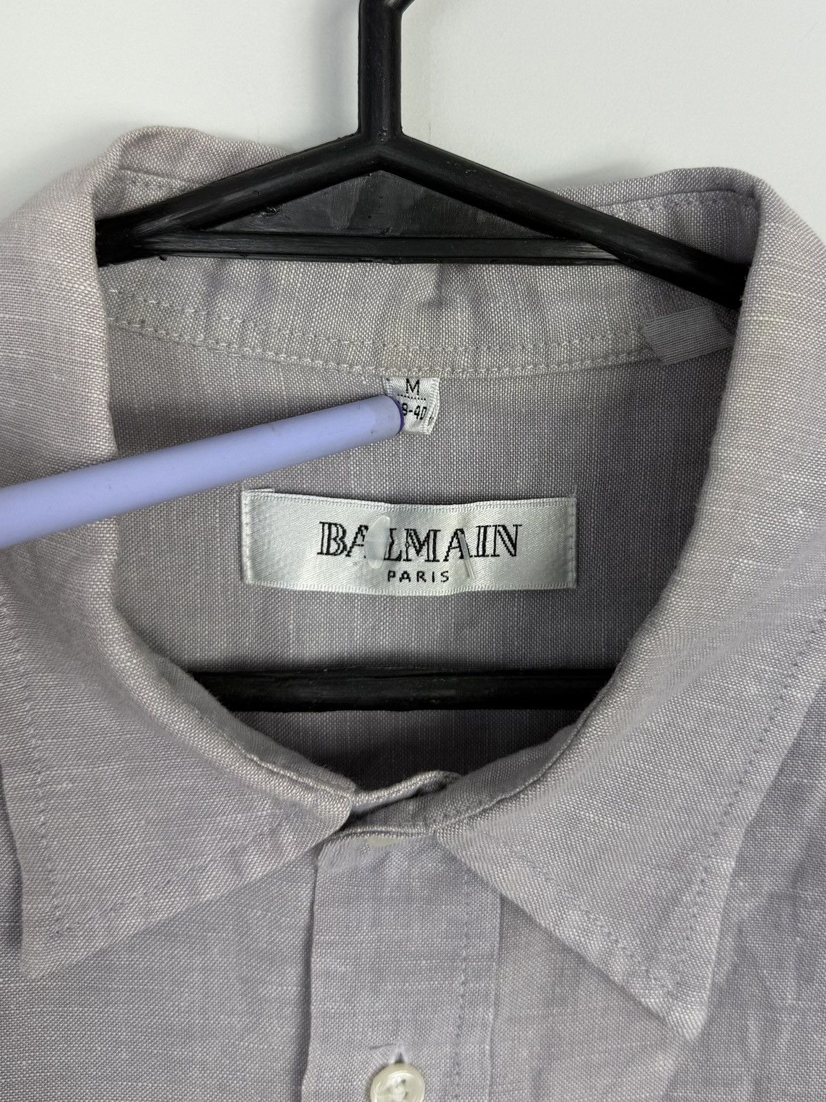 Balmain Balmain Paris Pearl Button Shirt Size US M / EU 48-50 / 2 - 3 Thumbnail