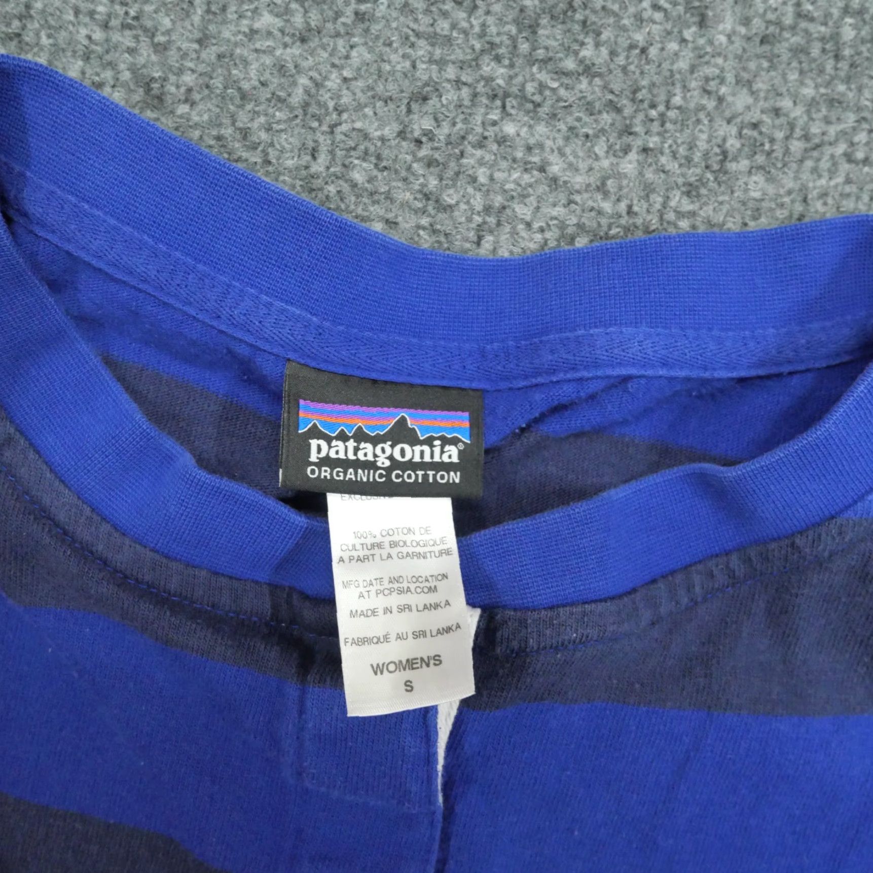 Patagonia Patagonia Shirt Dress Womens Small Blue Striped 3/4 Sleeve Round Neck Pullover Knee Length Casual Size S / US 4 / IT 40 - 5 Thumbnail