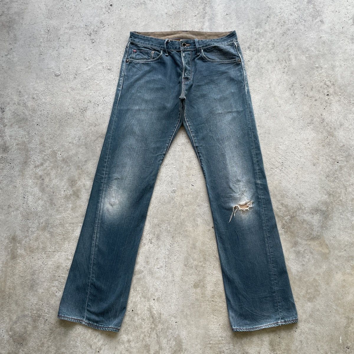 W32💥 Vintage Banana Republic Distressed Jeans Faded Pants