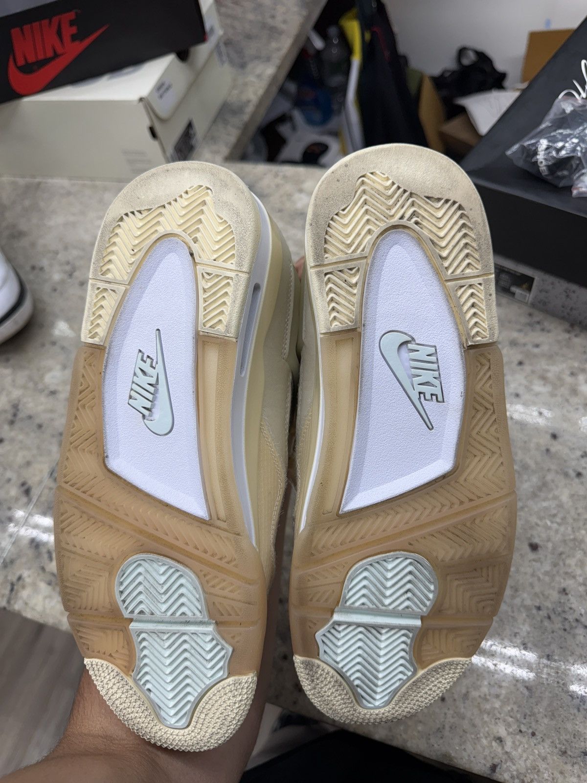 Jordan Brand Jordan 4 Retro Off White Sails Size US 7.5 / EU 40-41 - 5 Thumbnail
