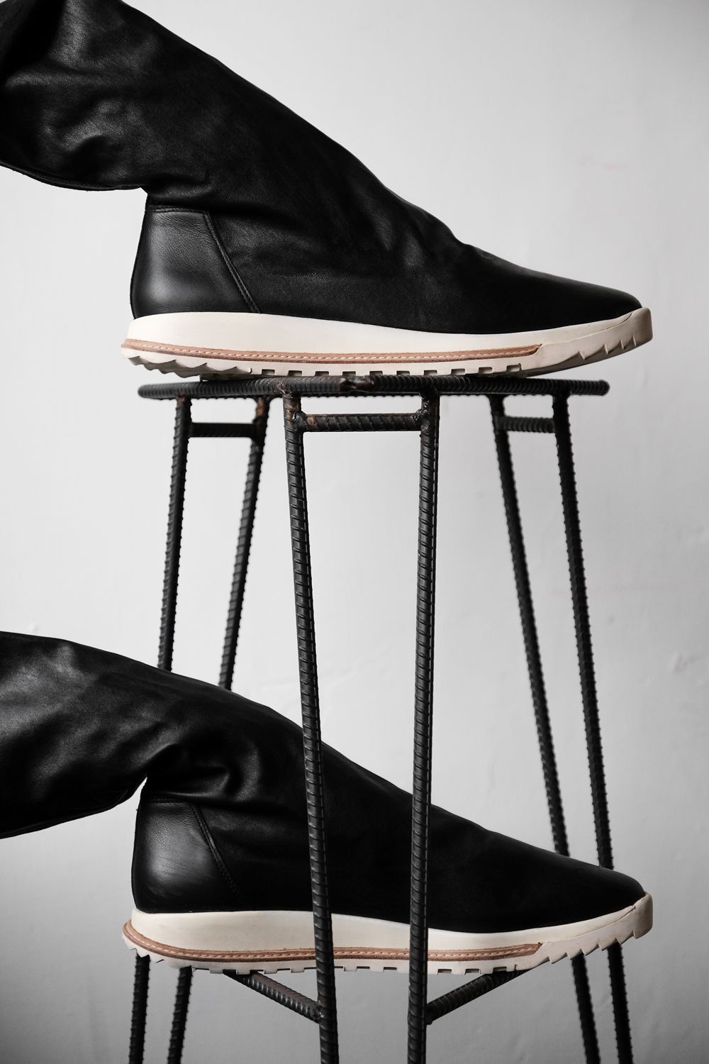 Hood Rubber × Rick Owens Rick Owens × Hood Rubber Company Dirt Grafton Sock Boots Size US 11 / EU 44 - 3 Thumbnail