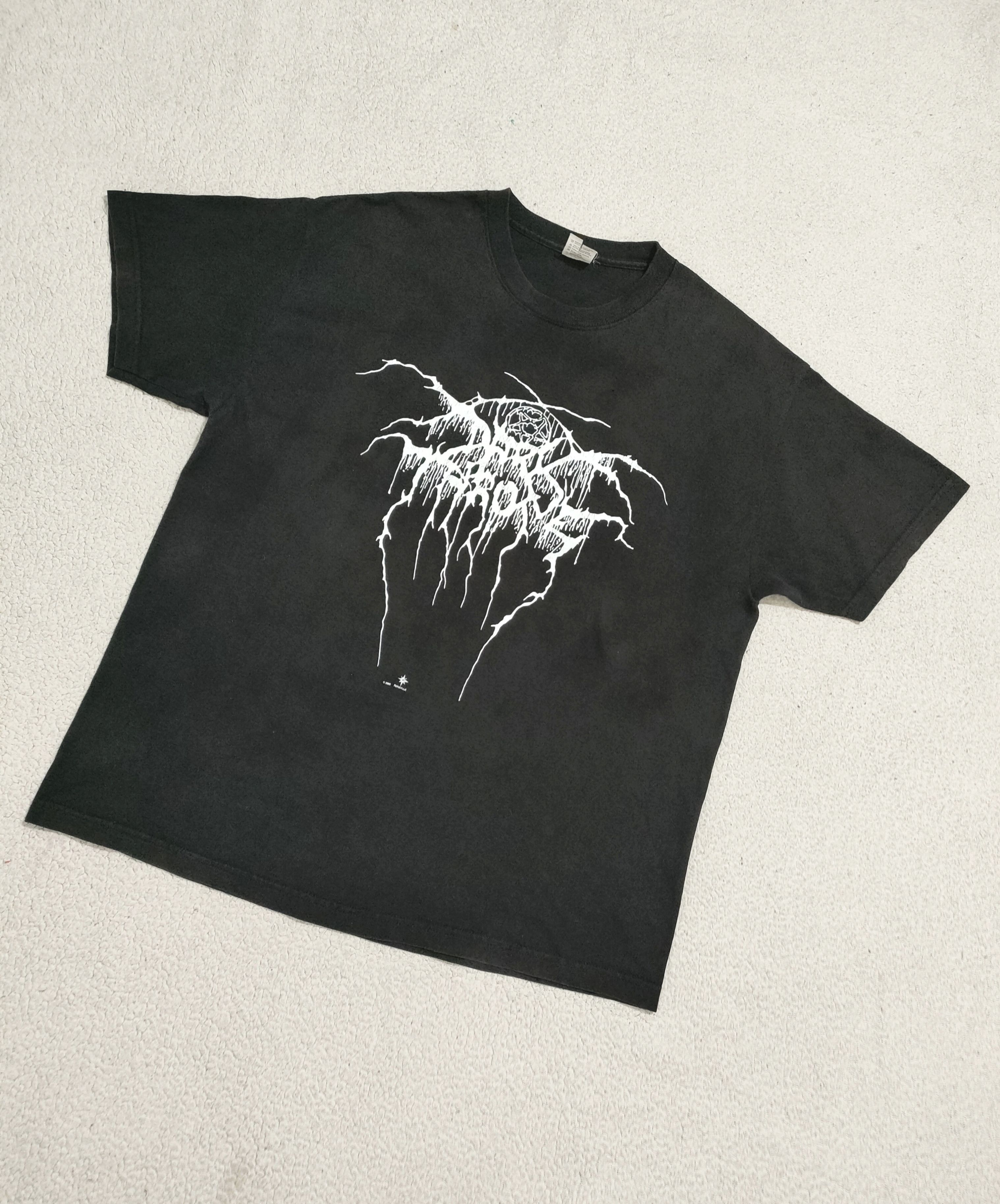 Band Tees ©2006 DARKTHRONE "True Norwegian Black Metal" Vintage Tee Size US XL / EU 56 / 4 - 2 Thumbnail