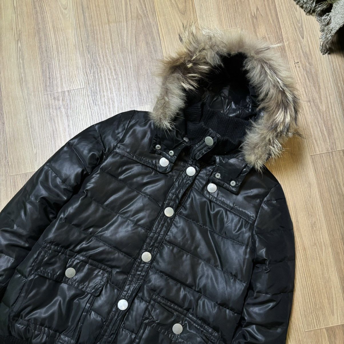 Hysteric Glamour × If Six Was Nine × Le Grande Bleu (L.G.B.) Back Number Fur jacket down puffer IfSixWasNine LGB Style Size M / US 6-8 / IT 42-44 - 8 Thumbnail