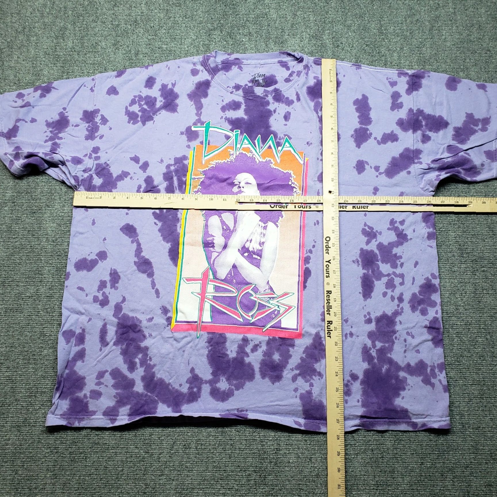 Vintage Rue21 Diana Ross Apparel T Shirt Womens 3X Purple Graphic Tie Dye The Boss New Shirt Womens Plus Size Purple Tie-Dye Graphic 3X Size XXL / US 16-18 / IT 52-54 - 4 Thumbnail
