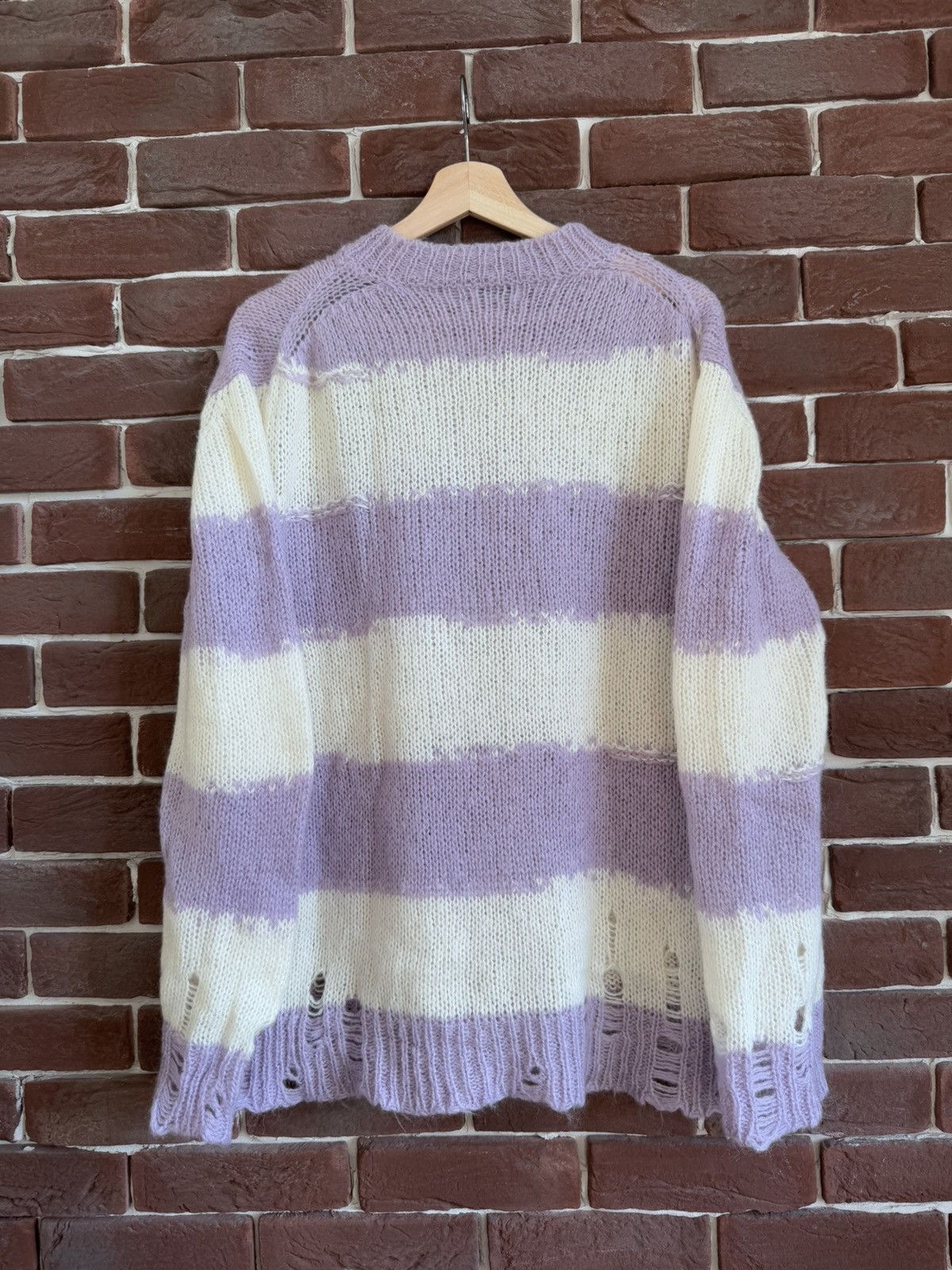 Acne Studios Acne Studios Mohair Sweater Distressed Knit Kurt Cobain Size US L / EU 52-54 / 3 - 2 Thumbnail