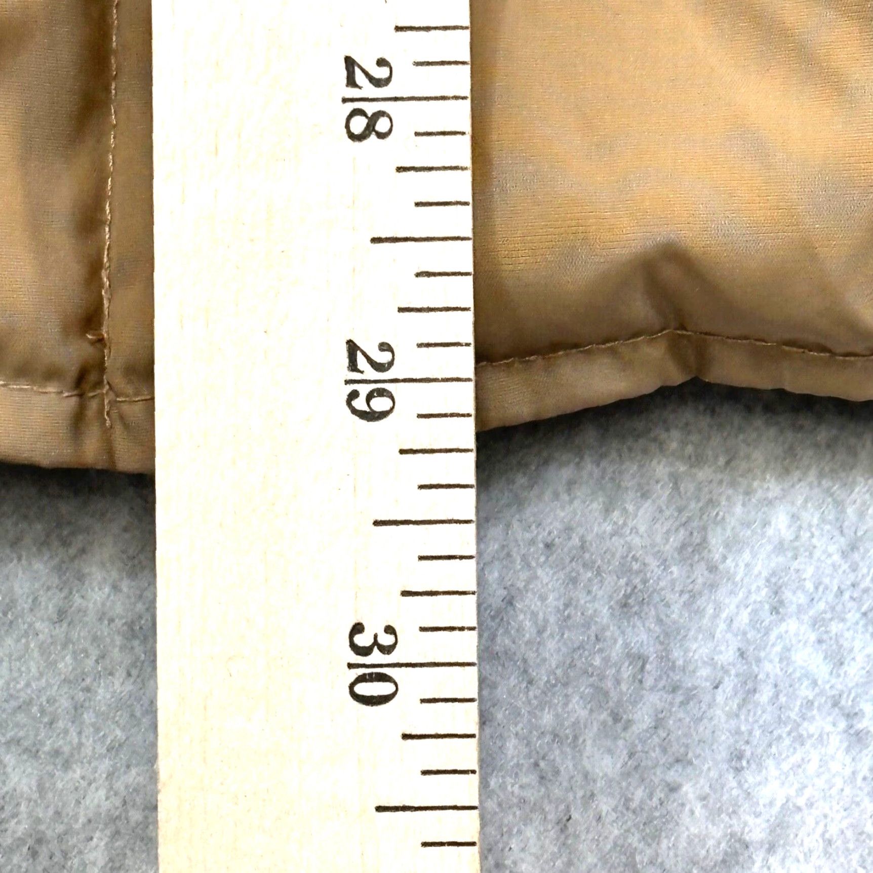 Lands' End Lands' End Goose Down Quilted Puffer Vest Adult XL Brown Nylon Snap Thermal Size US XL / EU 56 / 4 - 8 Thumbnail