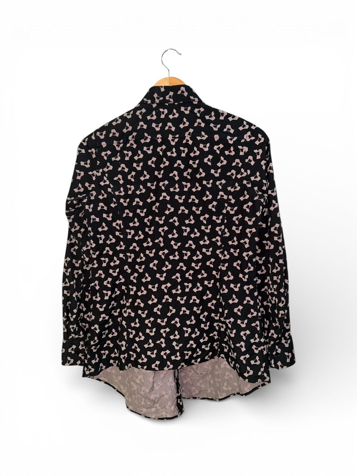 Lad Musician Archive FW2007 Geometric Print Button Up Shirt Size US S / EU 44-46 / 1 - 7 Thumbnail