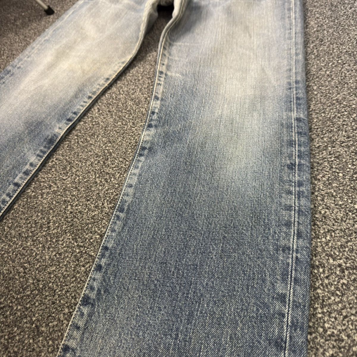 Japanese Brand Vintage Edwin 503 Regular Mid Wash Whiskering Denim Size US 29 - 6 Thumbnail