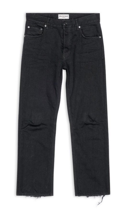 Balenciaga o1mt1gz1224 Slim Fit Pants in Black Size US 29 - 1 Thumbnail