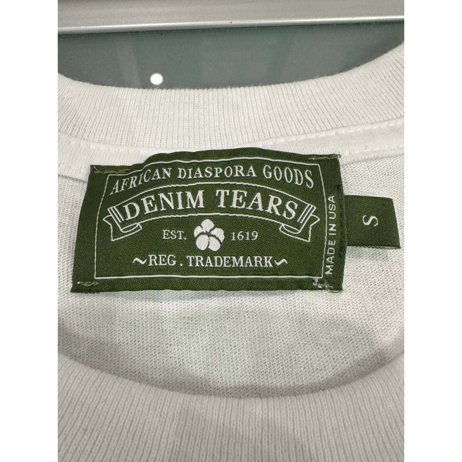 DENIM TEARS Denim Tears Floral Logo Tee (Sm) Size US S / EU 44-46 / 1 - 2 Thumbnail