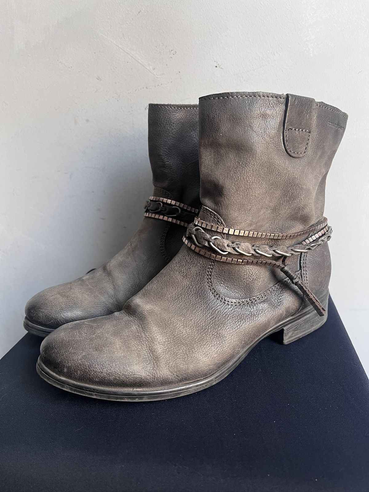 Hedi Slimane Rare ankle hype japanese avant garde boots A.S. 98 style Size US 7.5 / EU 40-41 - 6 Thumbnail