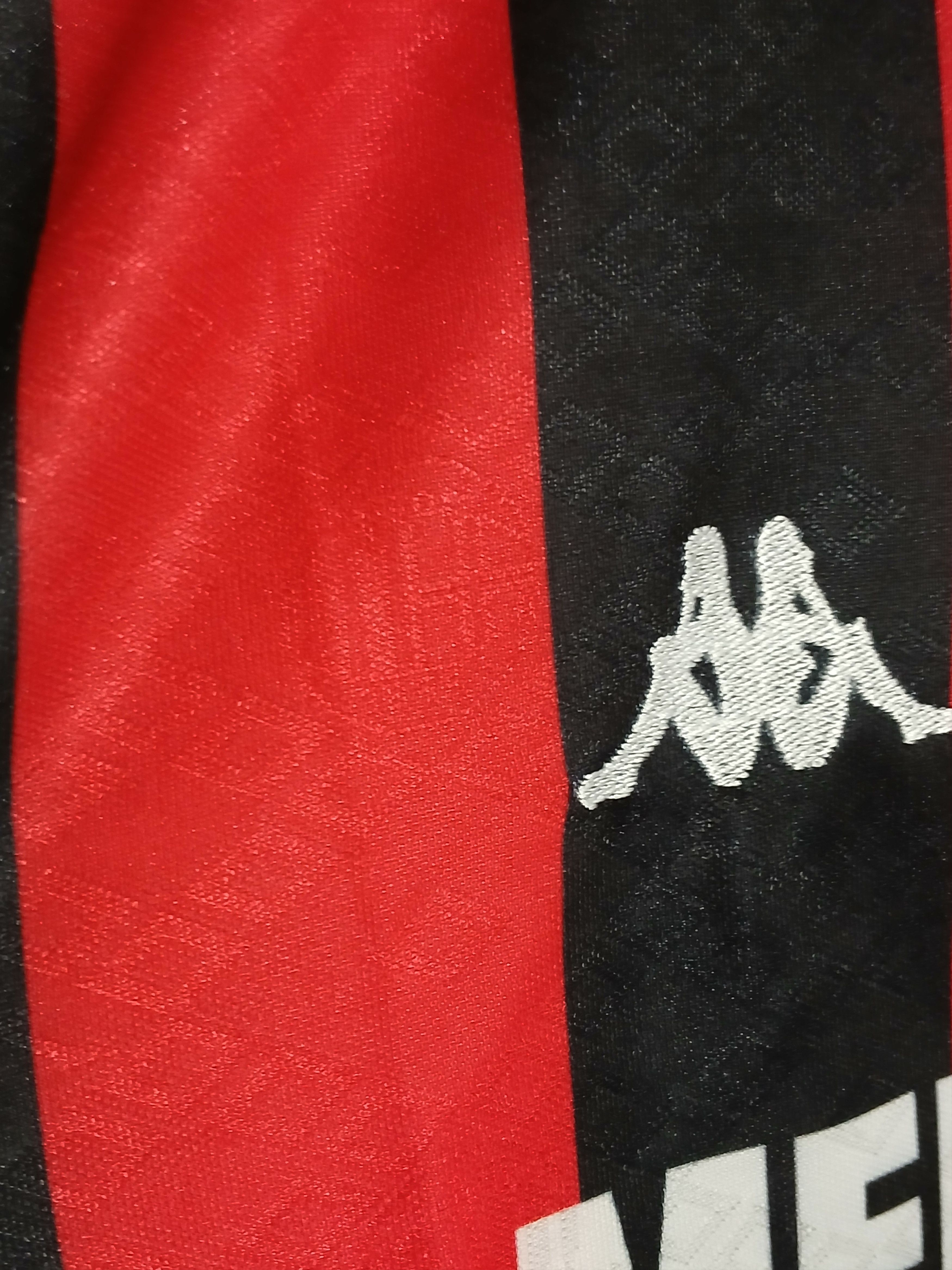 Vintage Vintage AC Milan 1989/1990 Home Football Long Sleeve Jersey Size US M / EU 48-50 / 2 - 4 Thumbnail