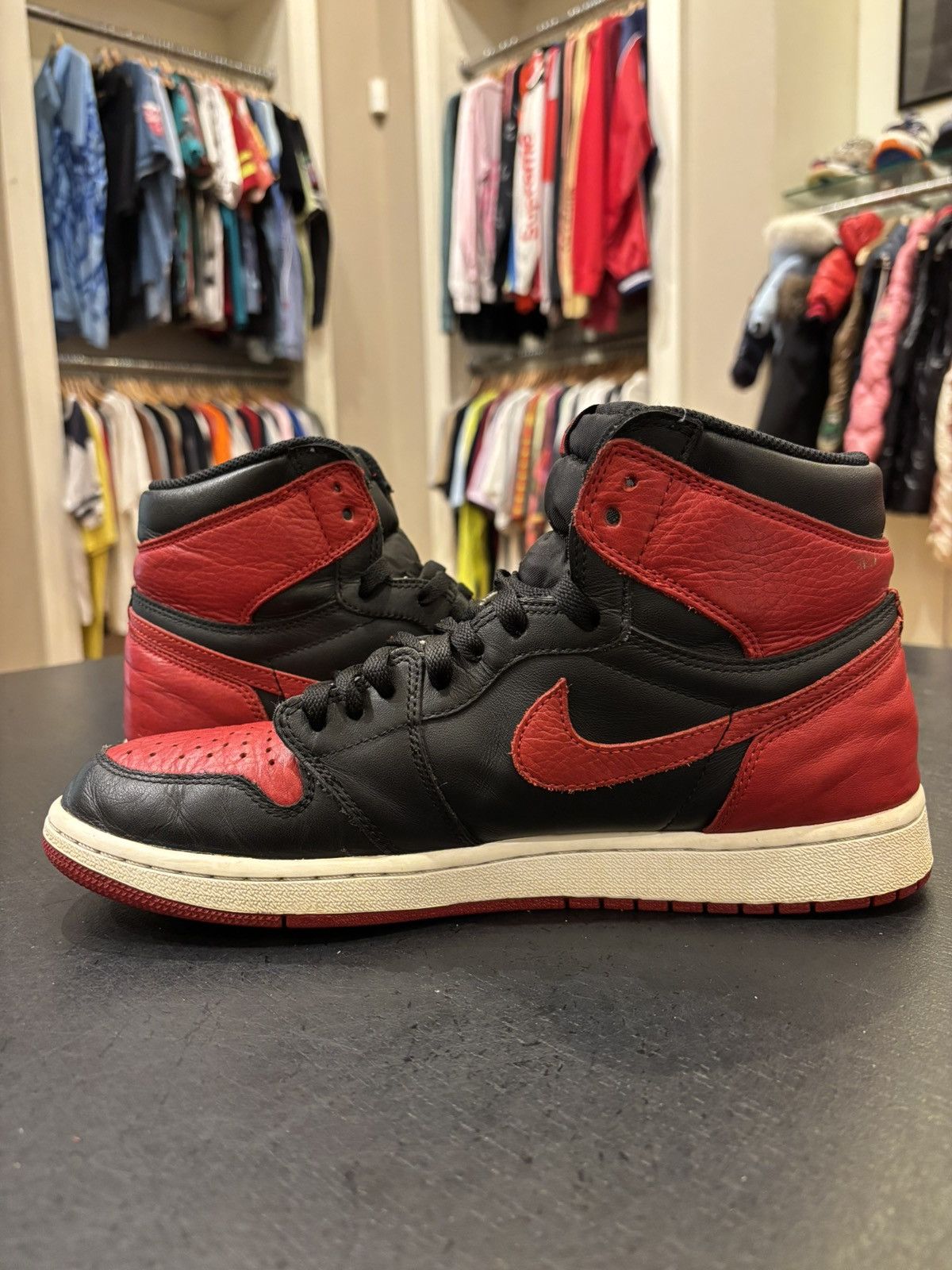 Jordan Brand Jordan 1 Retro ‘Bred’ Size US 11 / EU 44 - 4 Thumbnail