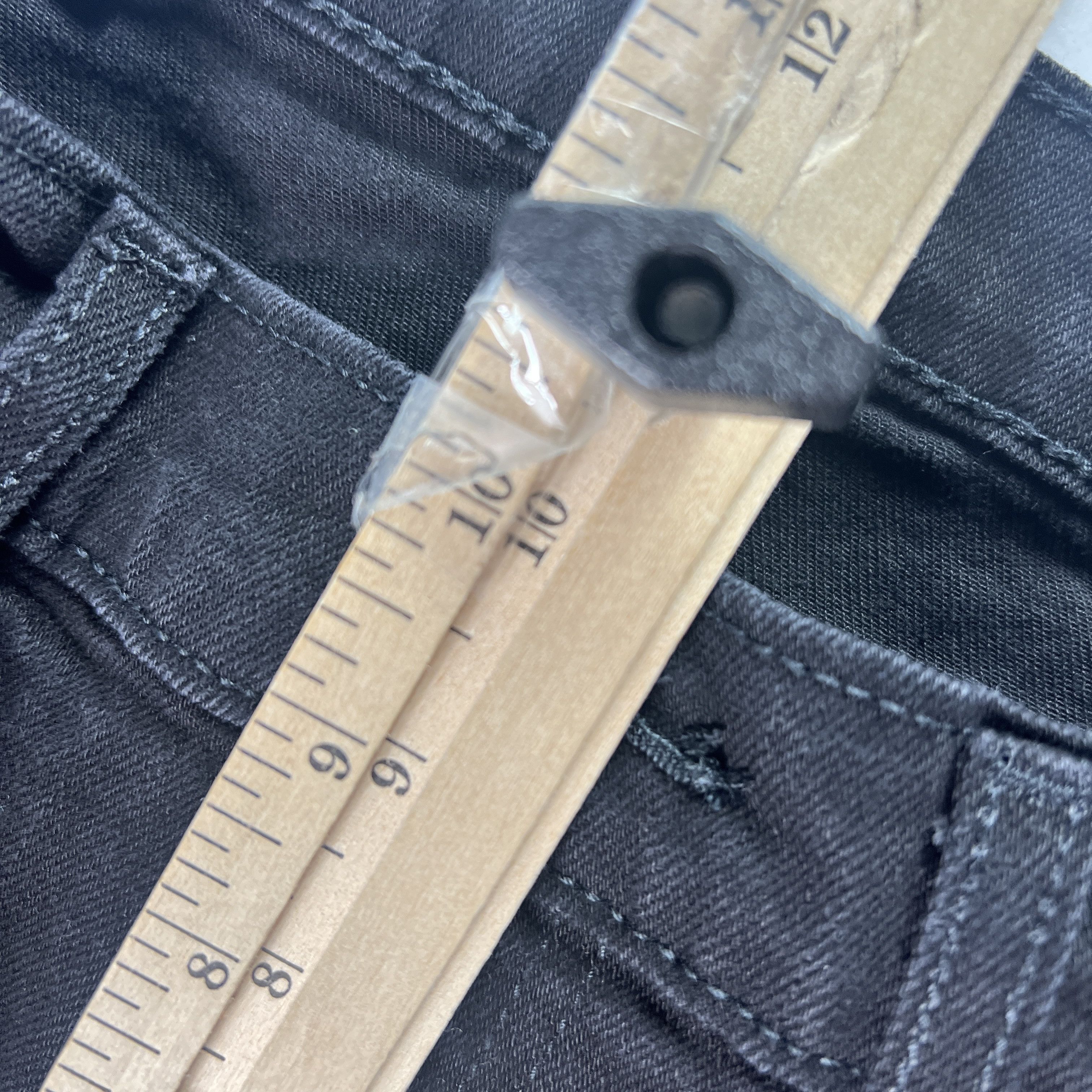 Levi's Levi's Jeans 559 Relaxed Straight Black Faded Stretch Denim Size US 33 - 22 Thumbnail