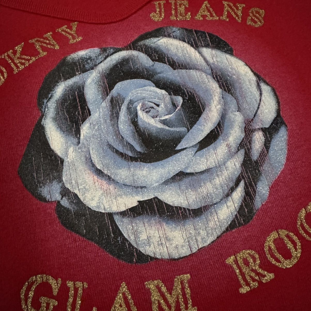 DKNY DKNY Jeans Rose Tee Size L / US 10 / IT 46 - 5 Thumbnail