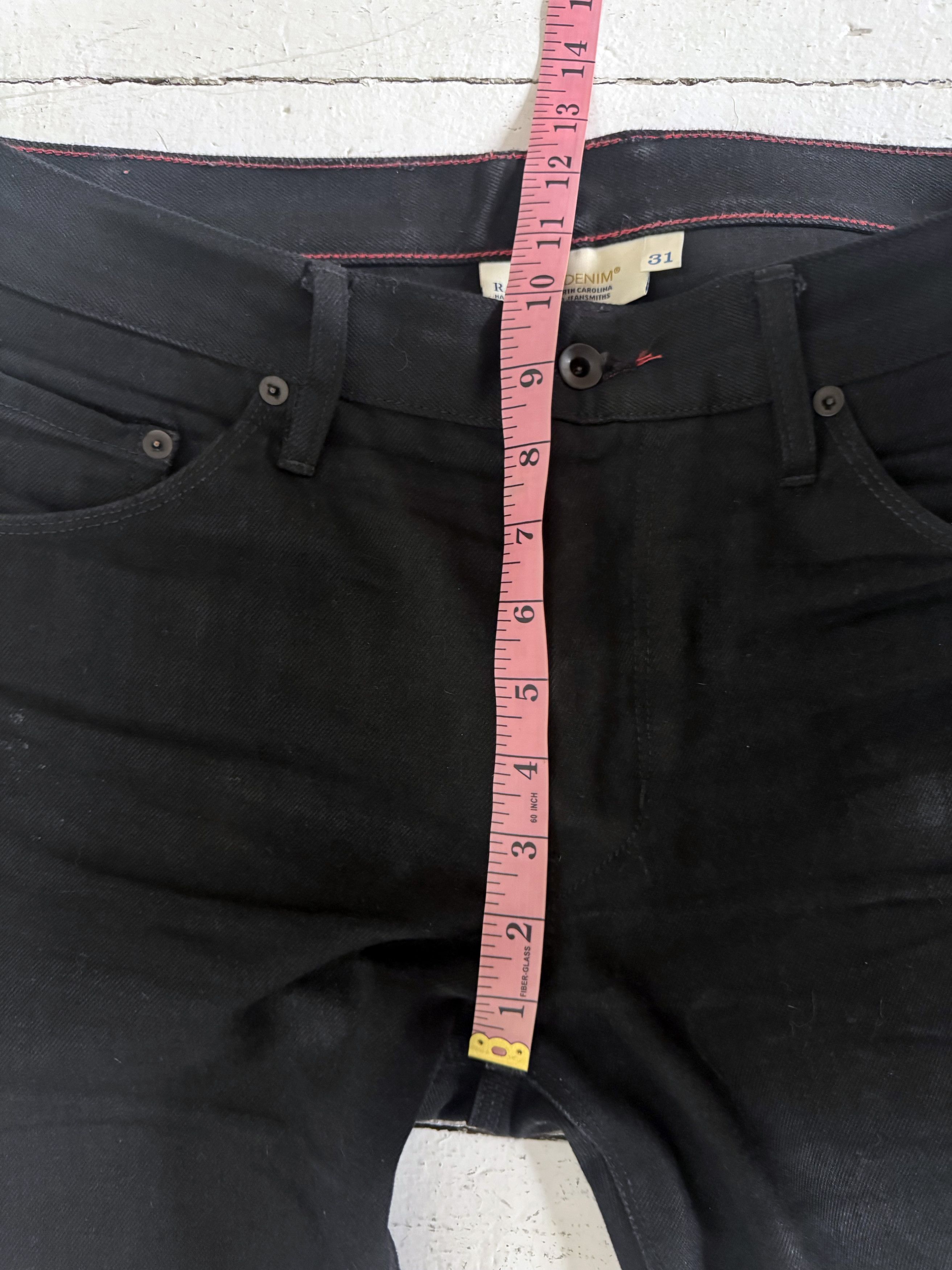Raleigh Denim Jones: Selvage Raw | Black Vidalia Size US 31 - 6 Thumbnail