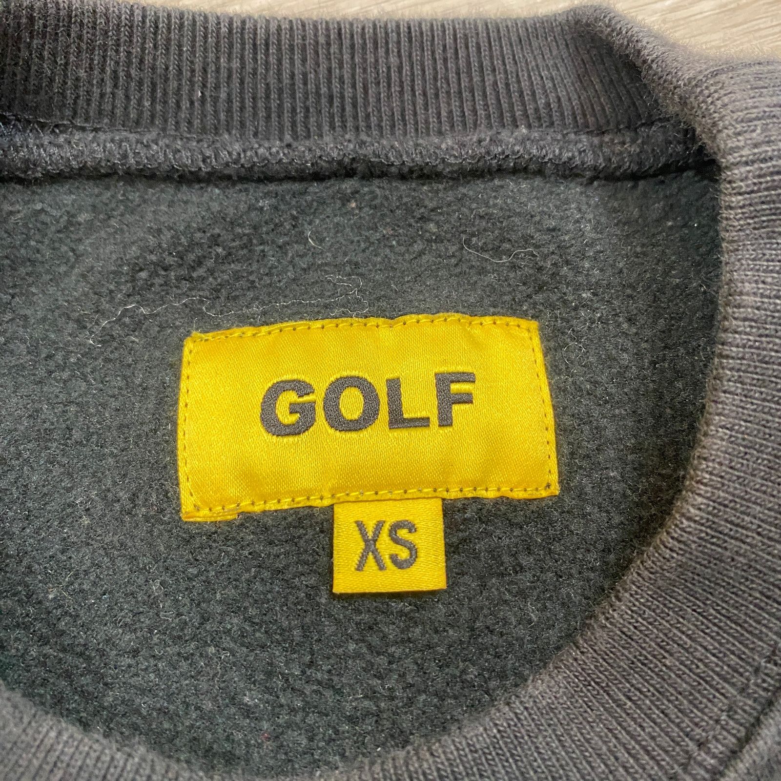 Golf Wang × Tyler The Creator Golf Wang Mini 3D 2 Tone Logo Crewneck Sweatshirt Men's XS Size US XS / EU 42 / 0 - 5 Thumbnail