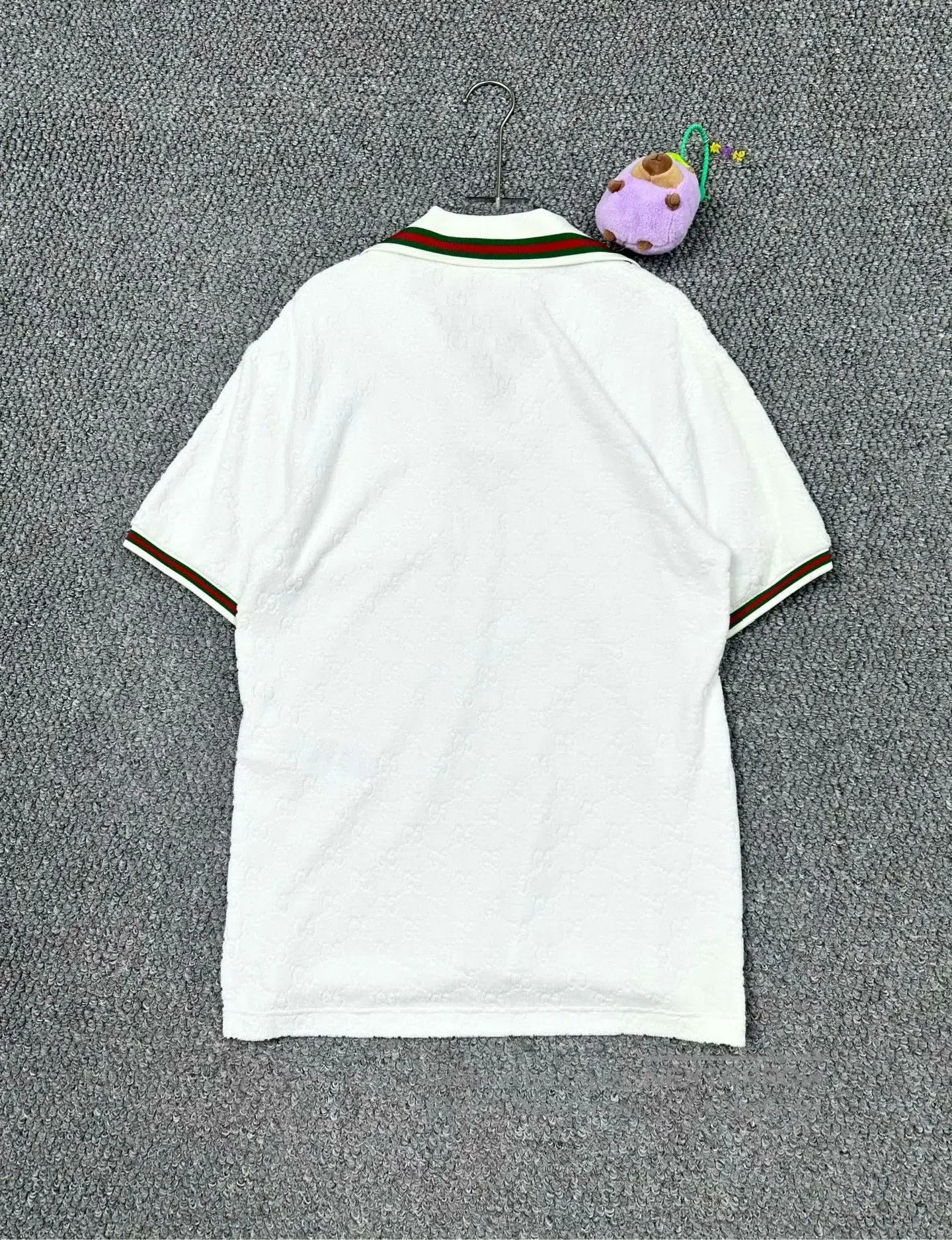 Gucci Guicci White collar old logo print short sleeve Polo shirt Size US XS / EU 42 / 0 - 2 Thumbnail