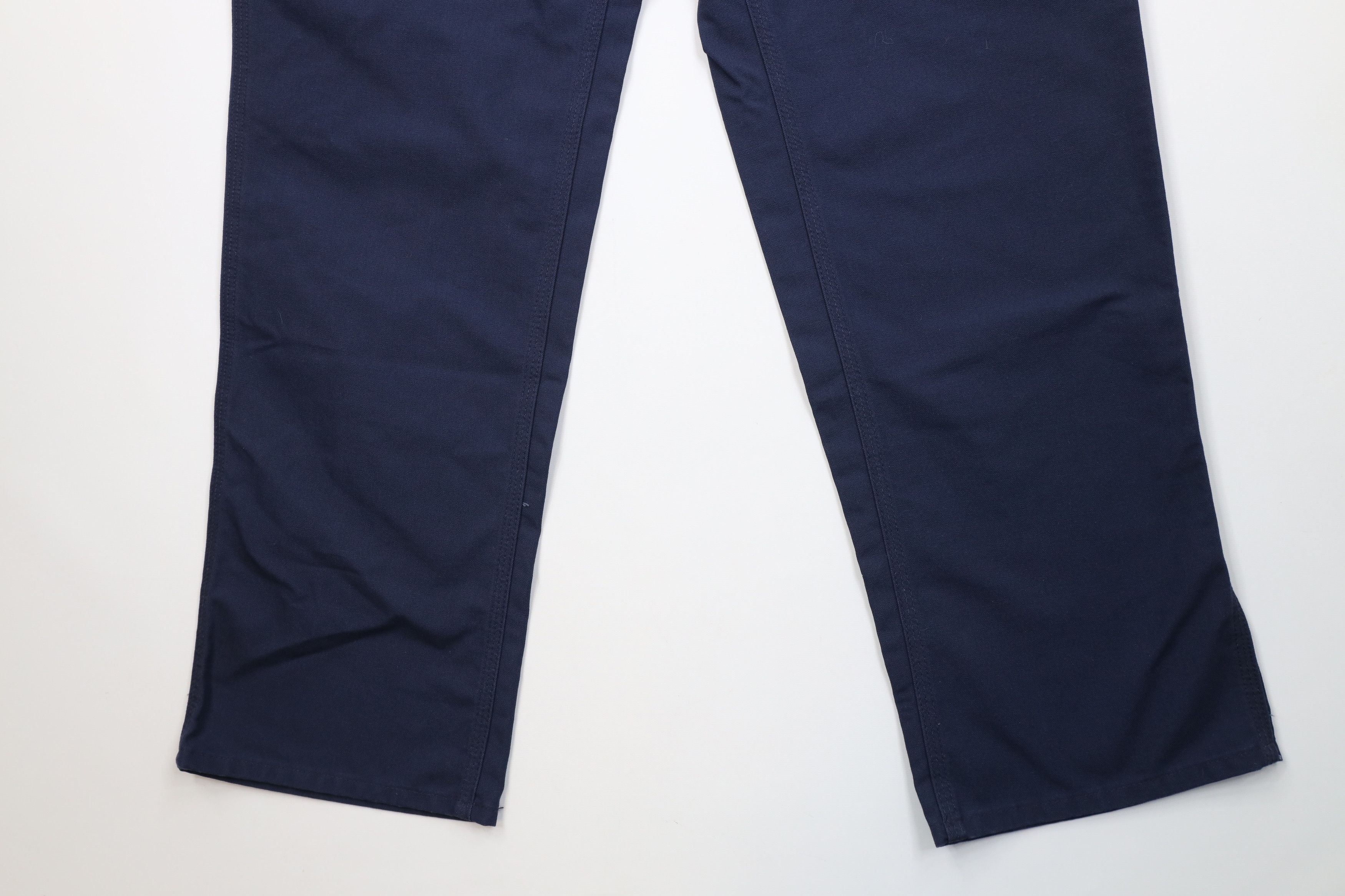 Carhartt Vintage Y2K Carhartt Wide Leg Dungaree Pants Navy Blue Size US 38 / EU 54 - 4 Thumbnail