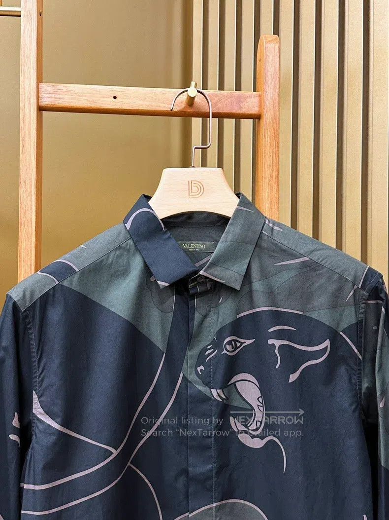 Valentino Valentino Camouflage casual long-sleeved shirt Size US L / EU 52-54 / 3 - 3 Thumbnail
