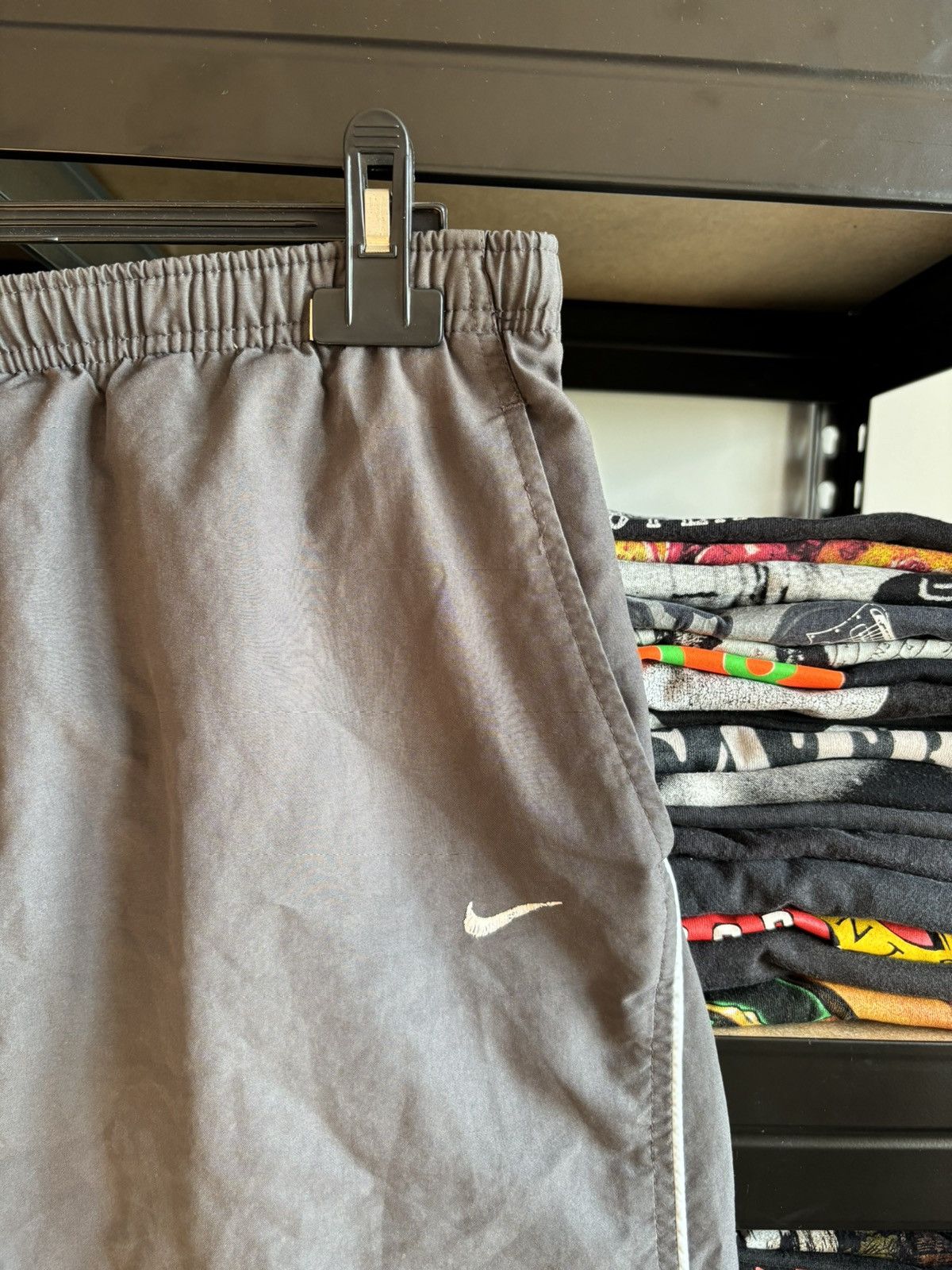 Nike Nike Vintage Nylon Shorts Swoosh Drill Y2K Size US 34 / EU 50 - 2 Thumbnail