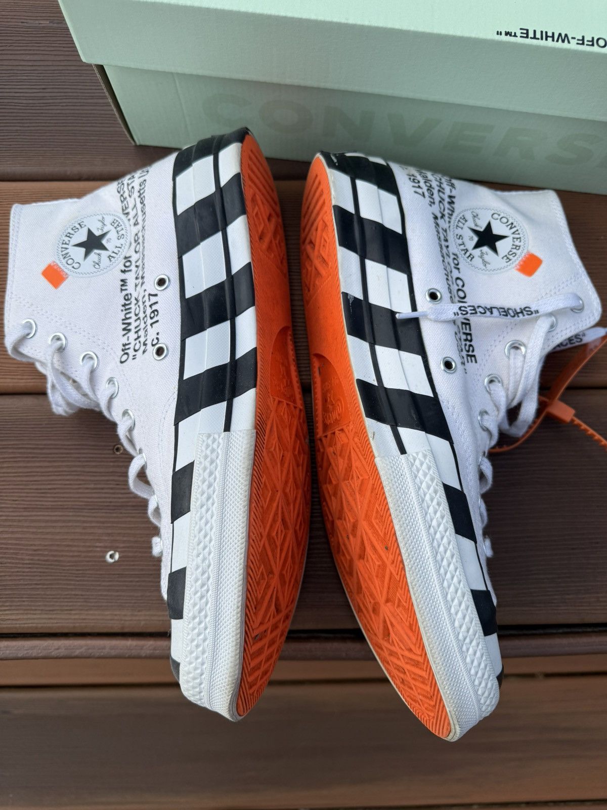 Converse Off-White Converse size 9.5 Size US 9.5 / EU 42-43 - 3 Thumbnail