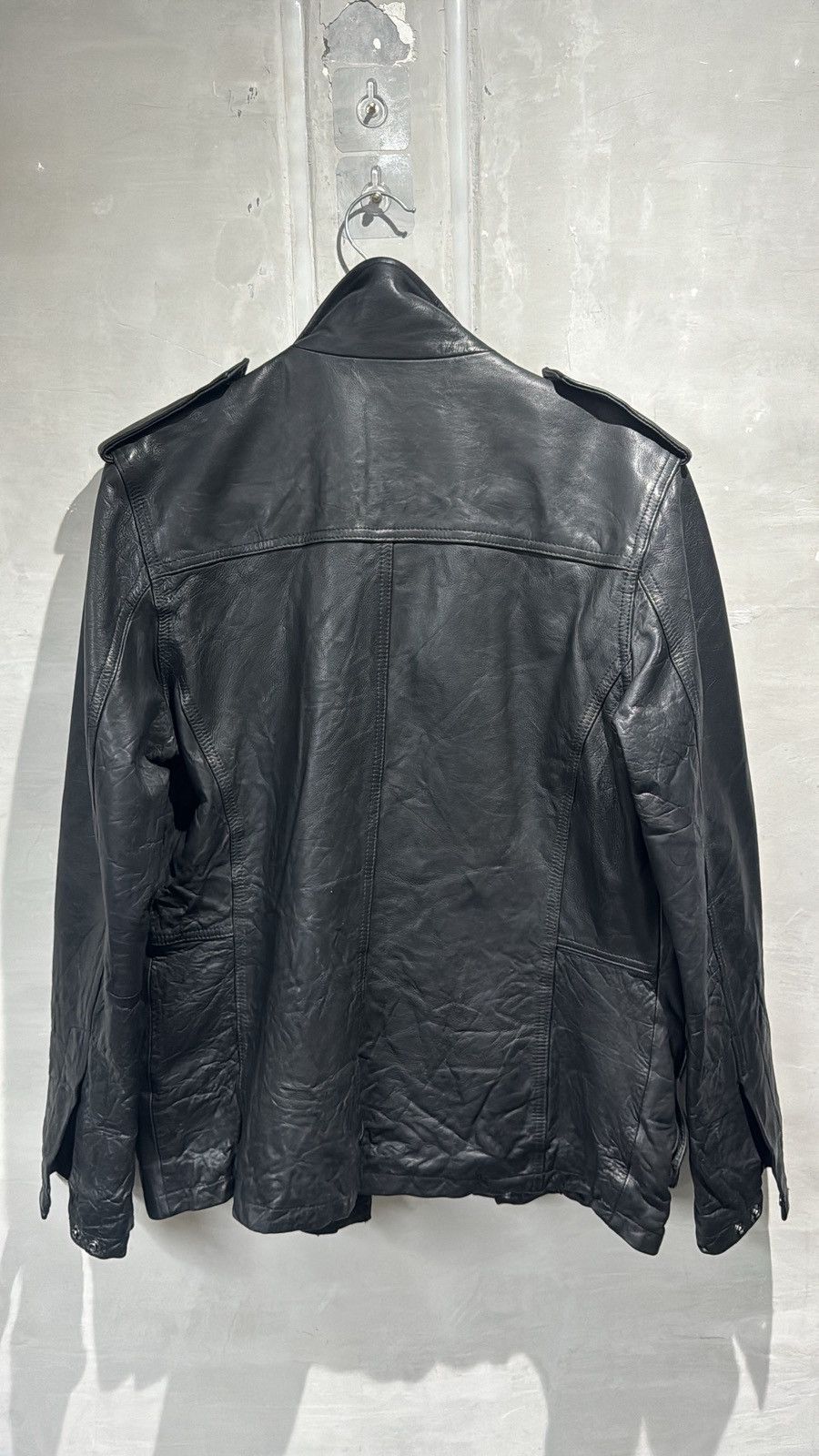 Japanese Brand Attack The Mind 7 Tactical Oxhide Leather Jacket Size US L / EU 52-54 / 3 - 15 Thumbnail
