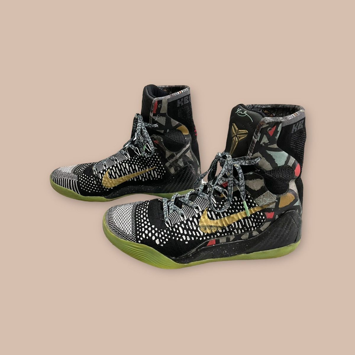 Nike 2014 Nike Kobe 9 Elite 'NOLA Gumbo League - Maestro' Size US 8.5 / EU 41-42 - 2 Thumbnail