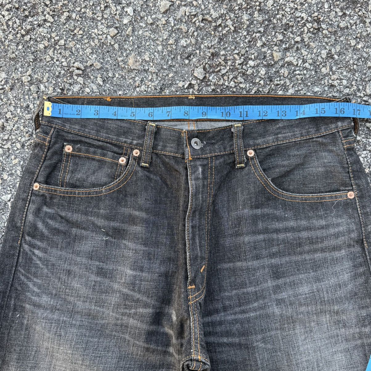 Levi's Vintage Clothing VINTAGE Y2K LEVI'S 503 BLACK DENIM JEAN PANTS Size US 33 - 5 Thumbnail