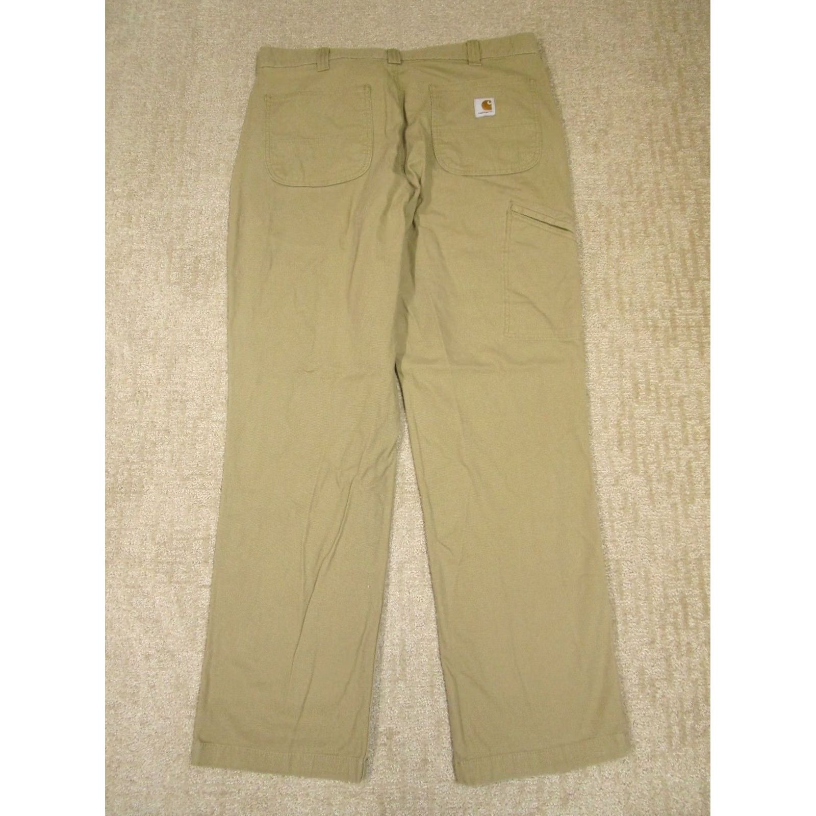 Carhartt Carhartt Jeans Men 38x34 Brown Carpenter Straight Utility Canvas Pants Workwear Size US 38 / EU 54 - 3 Thumbnail