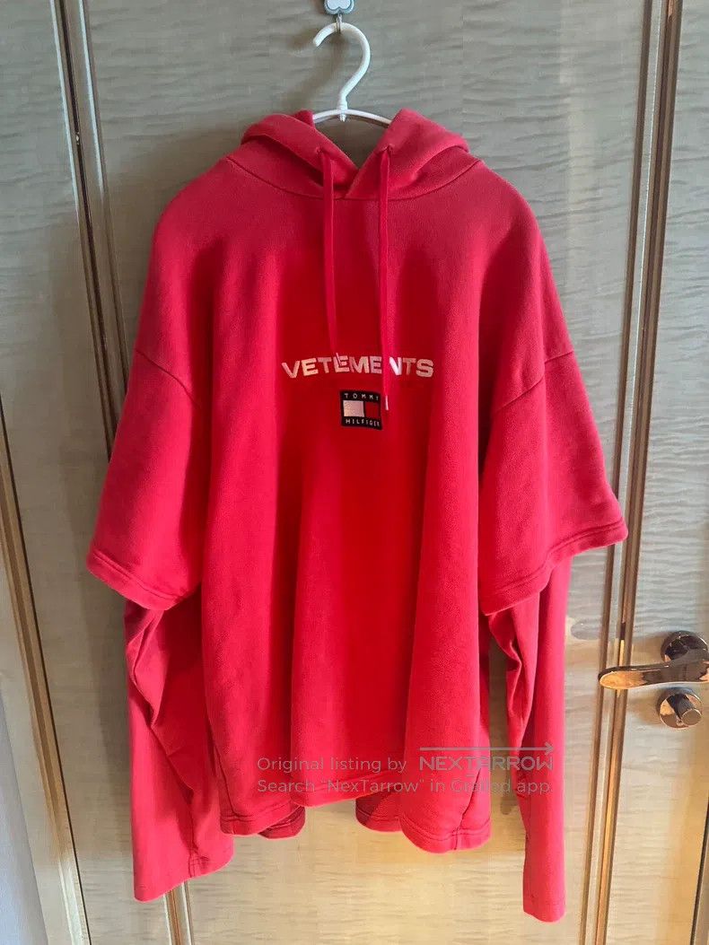 Vetements Vetements Red fake two-piece hoodie Size US M / EU 48-50 / 2 - 1 Thumbnail