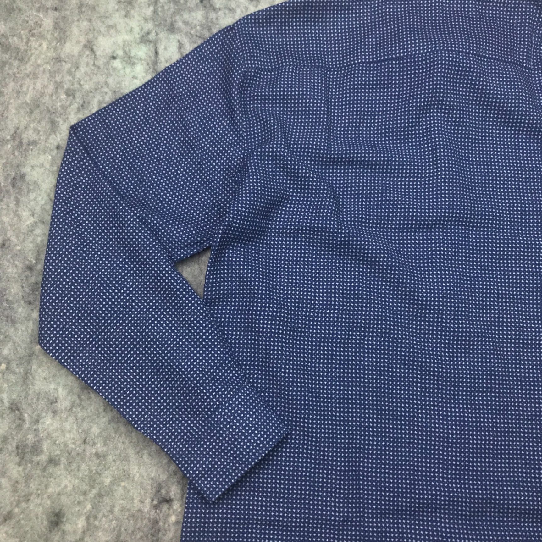 Vintage Alex Vando Mens Shirt Blue Button-Down Long Sleeve Microfiber Size US M / EU 48-50 / 2 - 7 Thumbnail