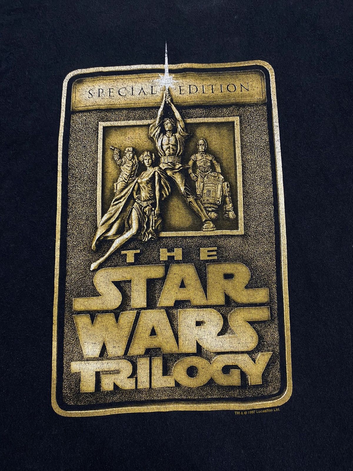 Other Vintage 90s y2k Star Wars trilogy black tee movie T-shirt Size US L / EU 52-54 / 3 - 2 Thumbnail