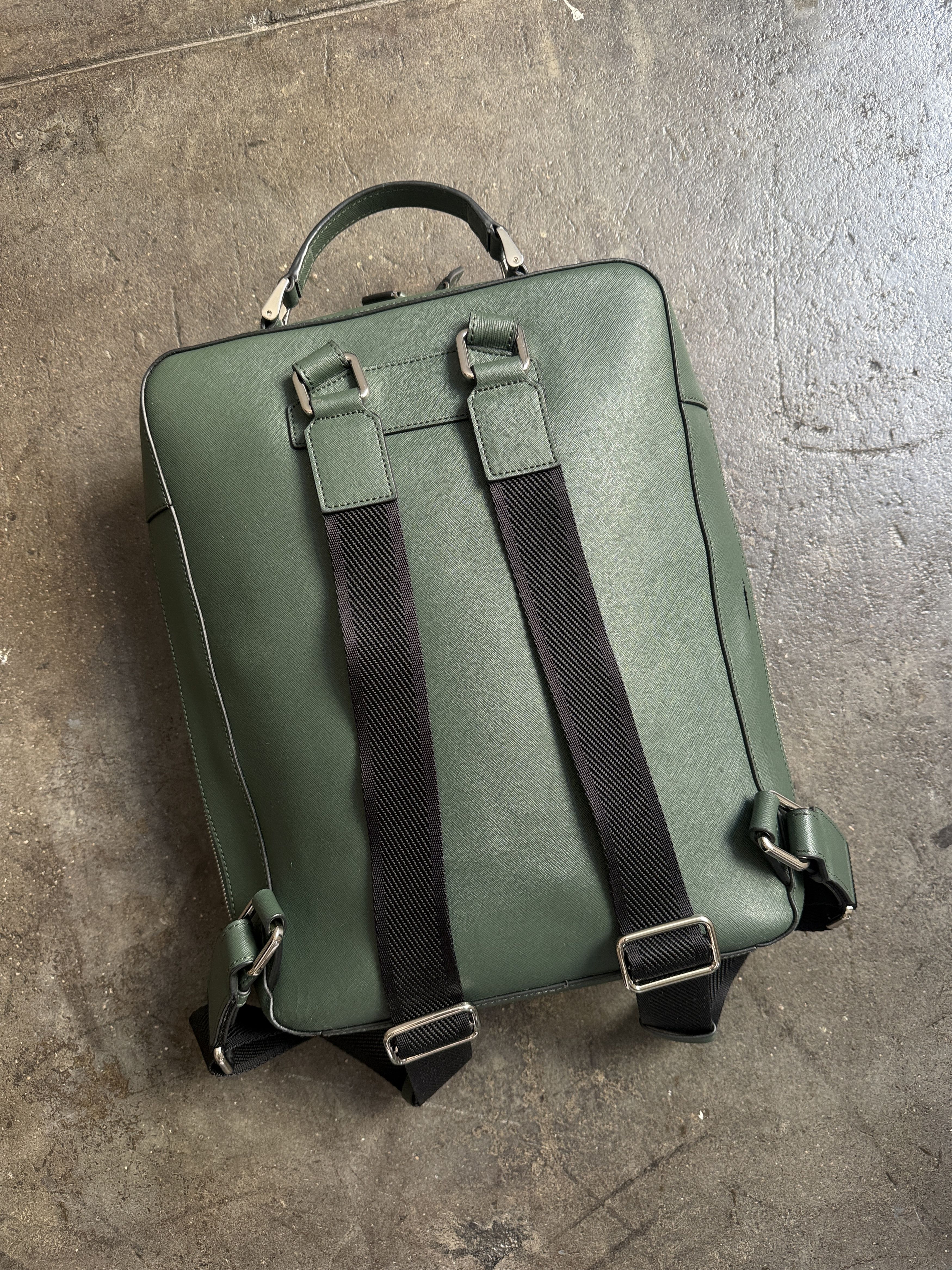 Vivienne Westwood New $900+ Leather Adjustable Backpack w/ Slight Peeling Size ONE SIZE - 2 Thumbnail