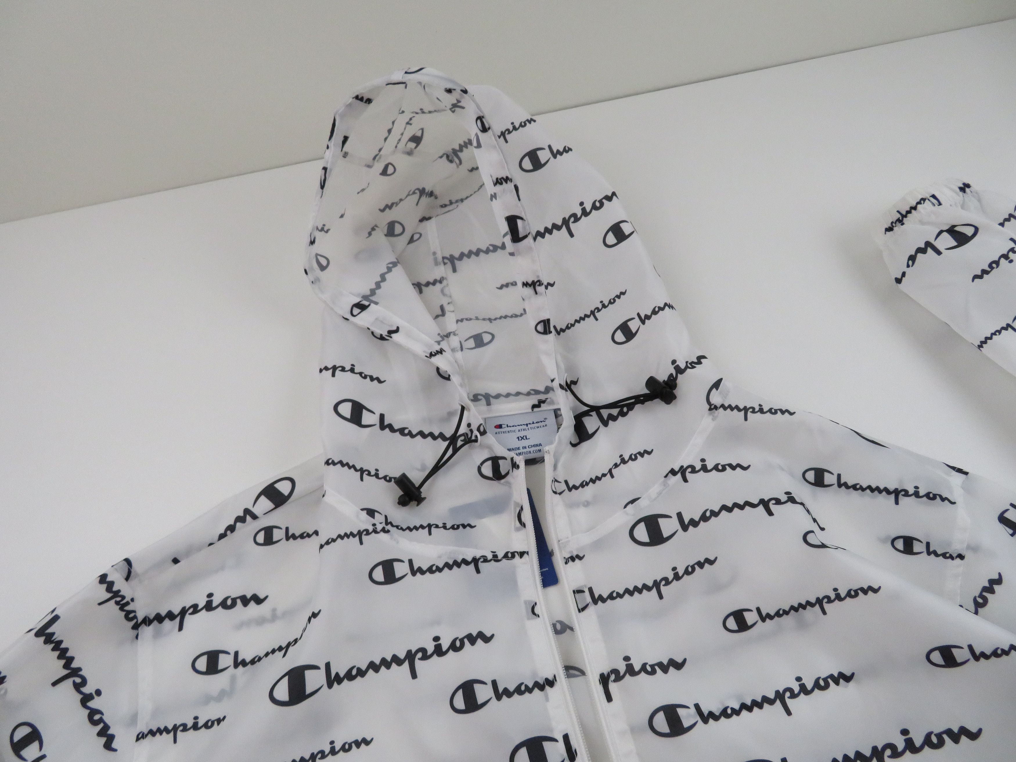 Champion × Vintage Champion Anorak Windbreaker Half-Zip All Over Print Jacket Size US XL / EU 56 / 4 - 7 Thumbnail