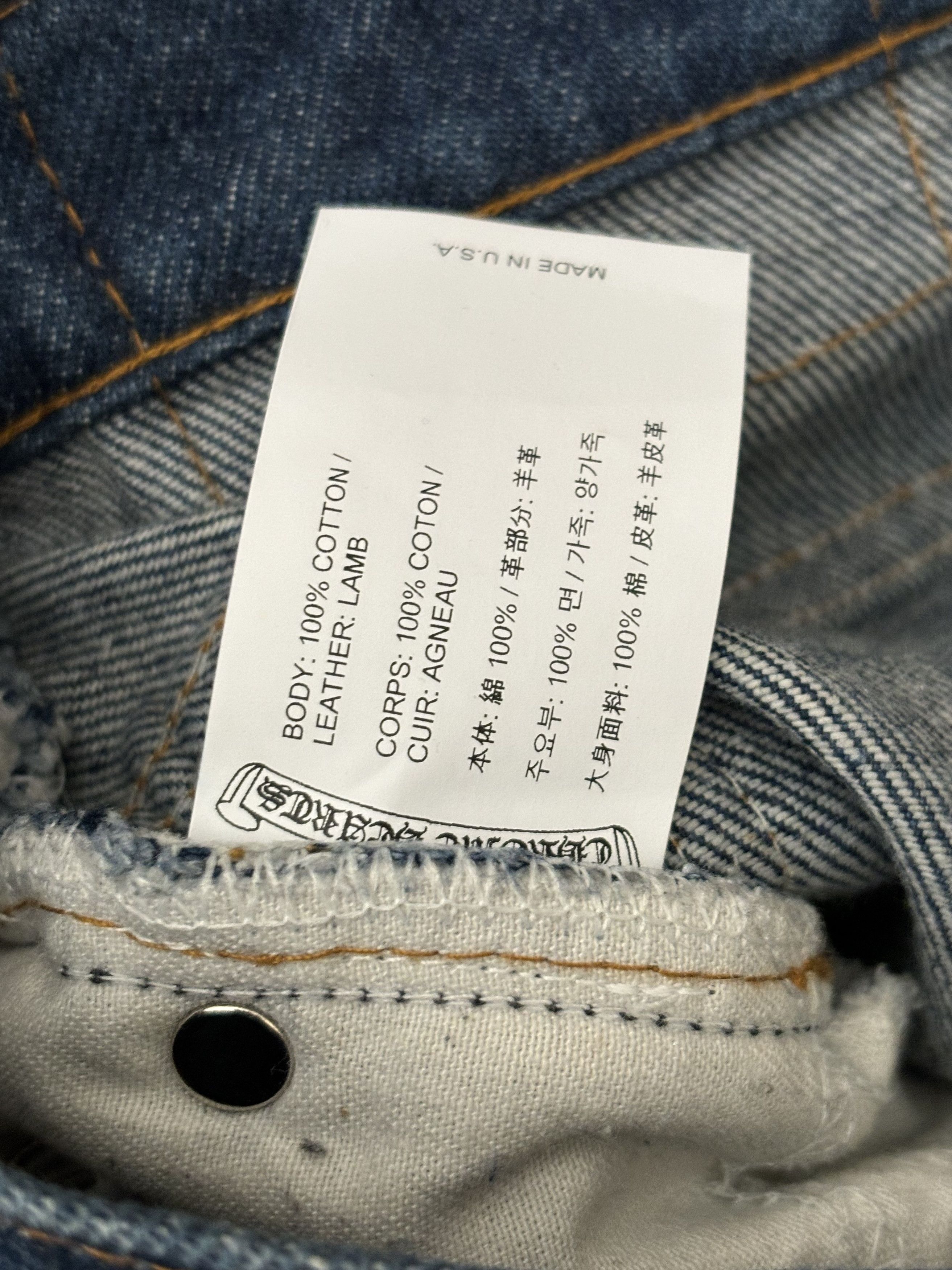 Chrome Hearts 🚭 CLASSIC GRAIL 🚭 CHROME HEARTS VINTAGE PATCHED LEVI’S Size US 33 - 16 Thumbnail