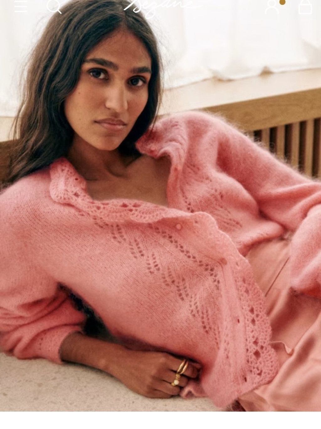 Sezane Women's Knit Sweater - Pink, Women's (Size Xs)