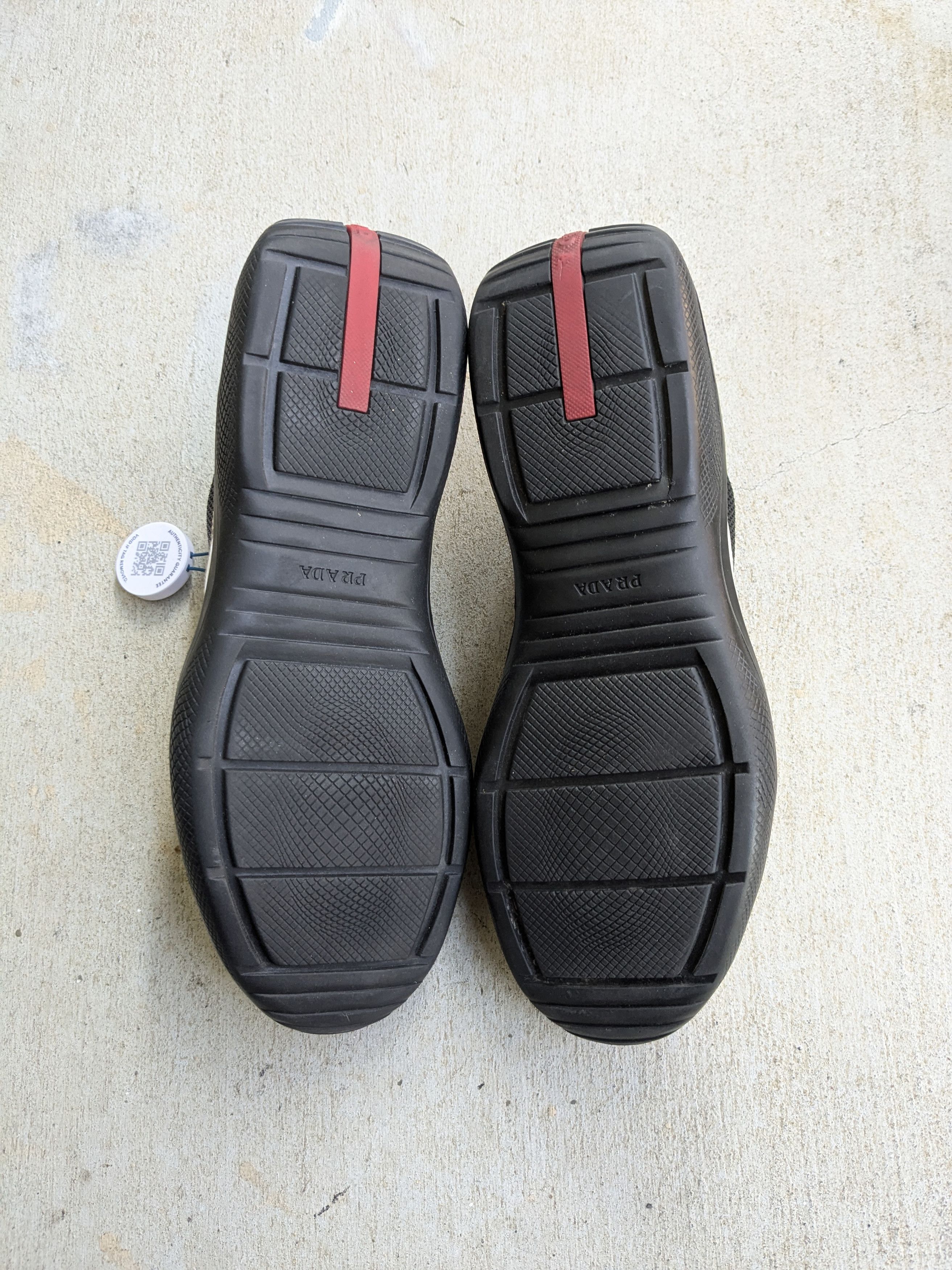 Prada Prada America's Cup Black 9.5 Leather Low Tops PS0906 Size US 9.5 / EU 42-43 - 18 Thumbnail