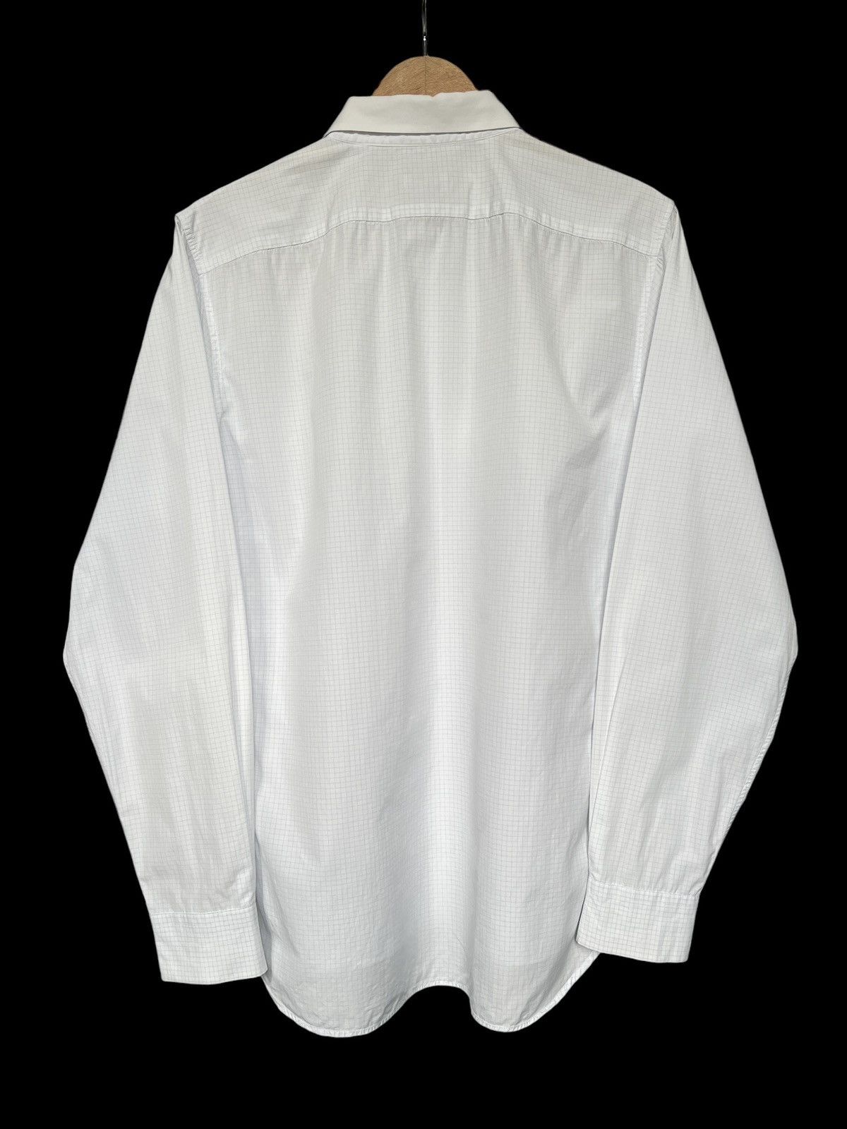 Jil Sander Jil Sander Blue Squares Button Up Shirt Size US M / EU 48-50 / 2 - 2 Thumbnail