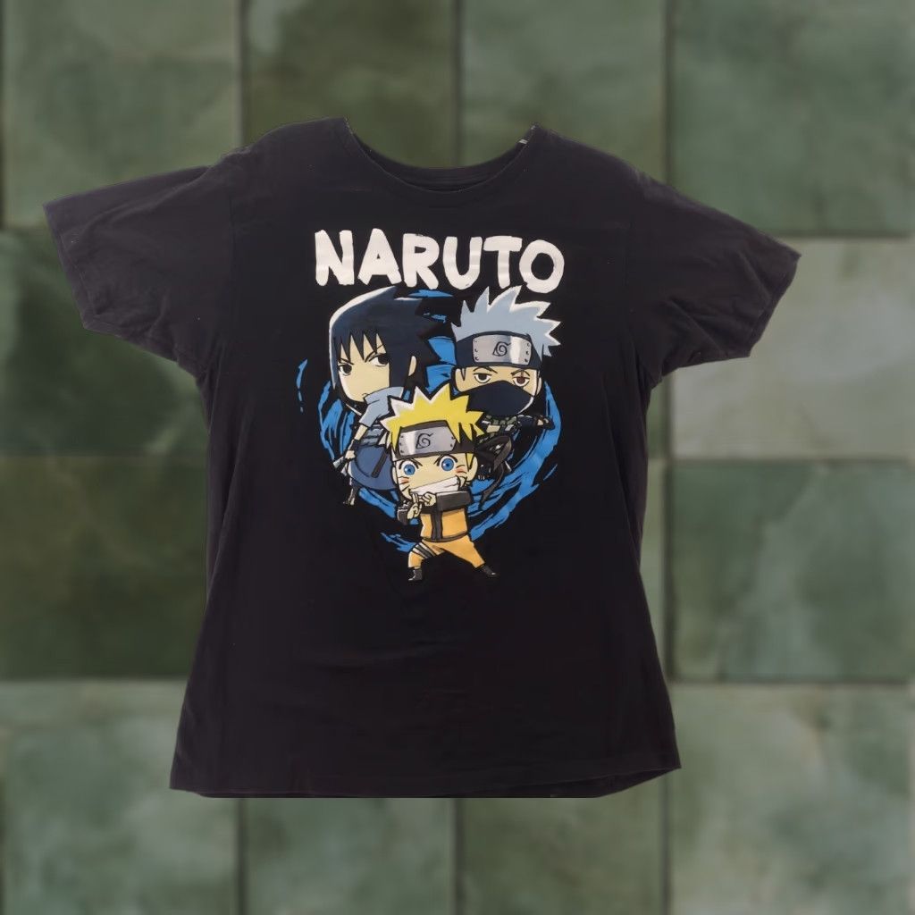 Ripple Junction Naruto Shippuden T-shirt Mens M Black Graphic Print Cartoon Anime Ripple Junction Shirt Size US M / EU 48-50 / 2 - 1 Thumbnail