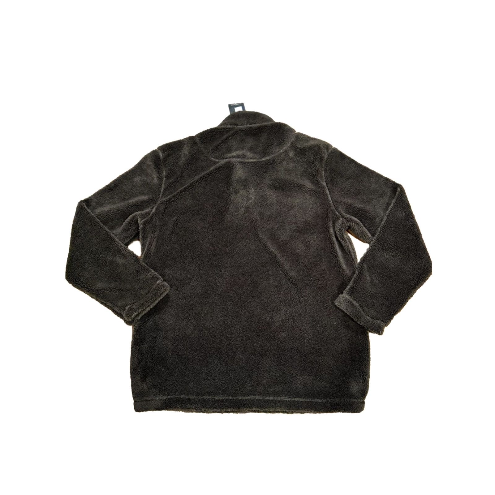 Vintage True Grit Mens M Brown Sherpa Fleece Pull Over 1/4 Zip Up Long Sleeve Sweater Size US M / EU 48-50 / 2 - 2 Thumbnail