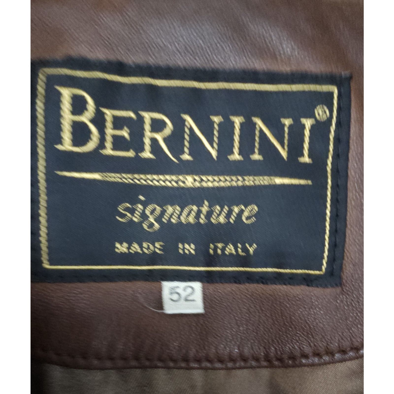 Giani Bernini Bernini Genuine Cupro Leather Jacket Coffee Men’s 52 Size US XL / EU 56 / 4 - 7 Thumbnail