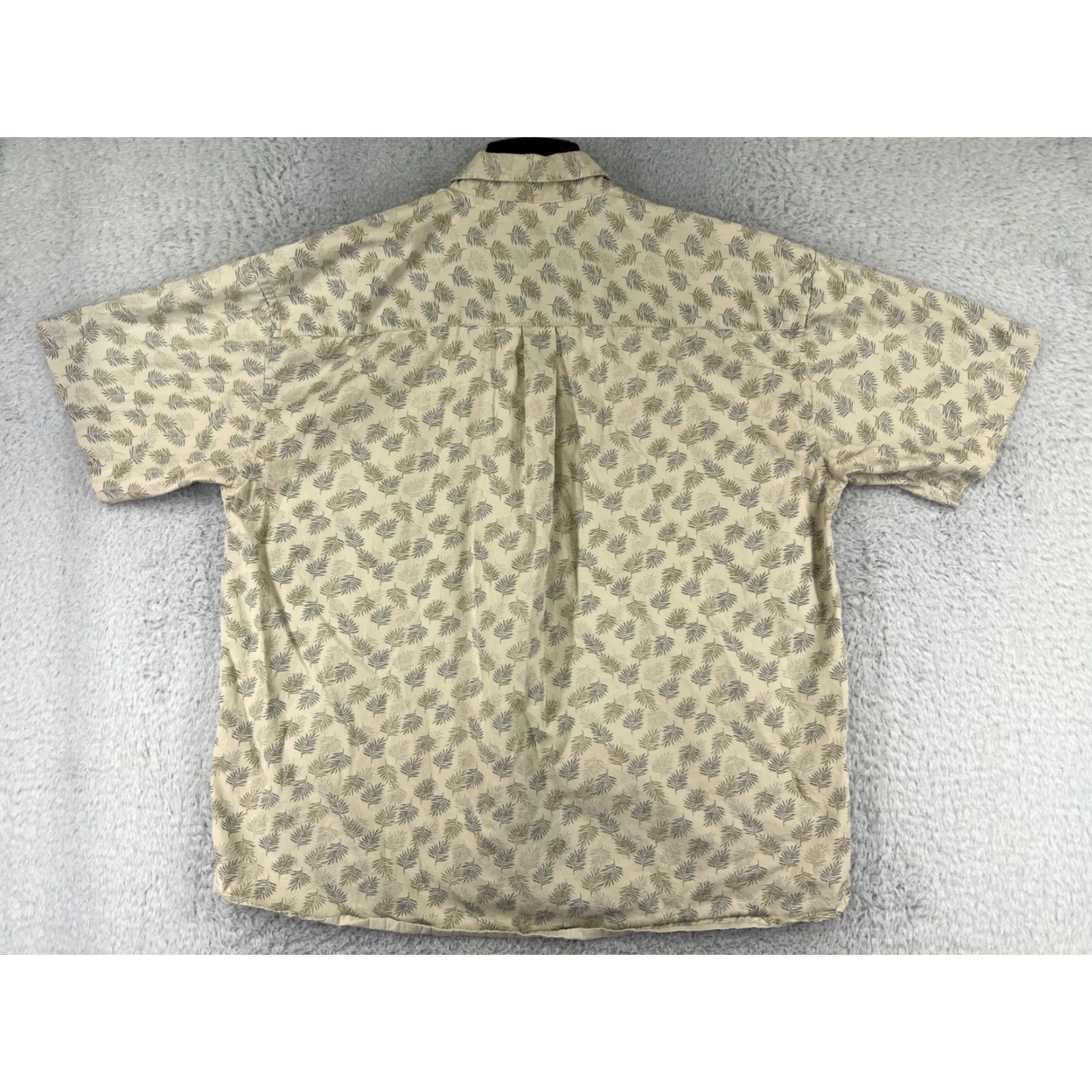 Vintage VINTAGE Natural Issue Shirt Men 2XL Yellow Palm Print Button Up Cotton Floral Camp Size US XXL / EU 58 / 5 - 2 Thumbnail