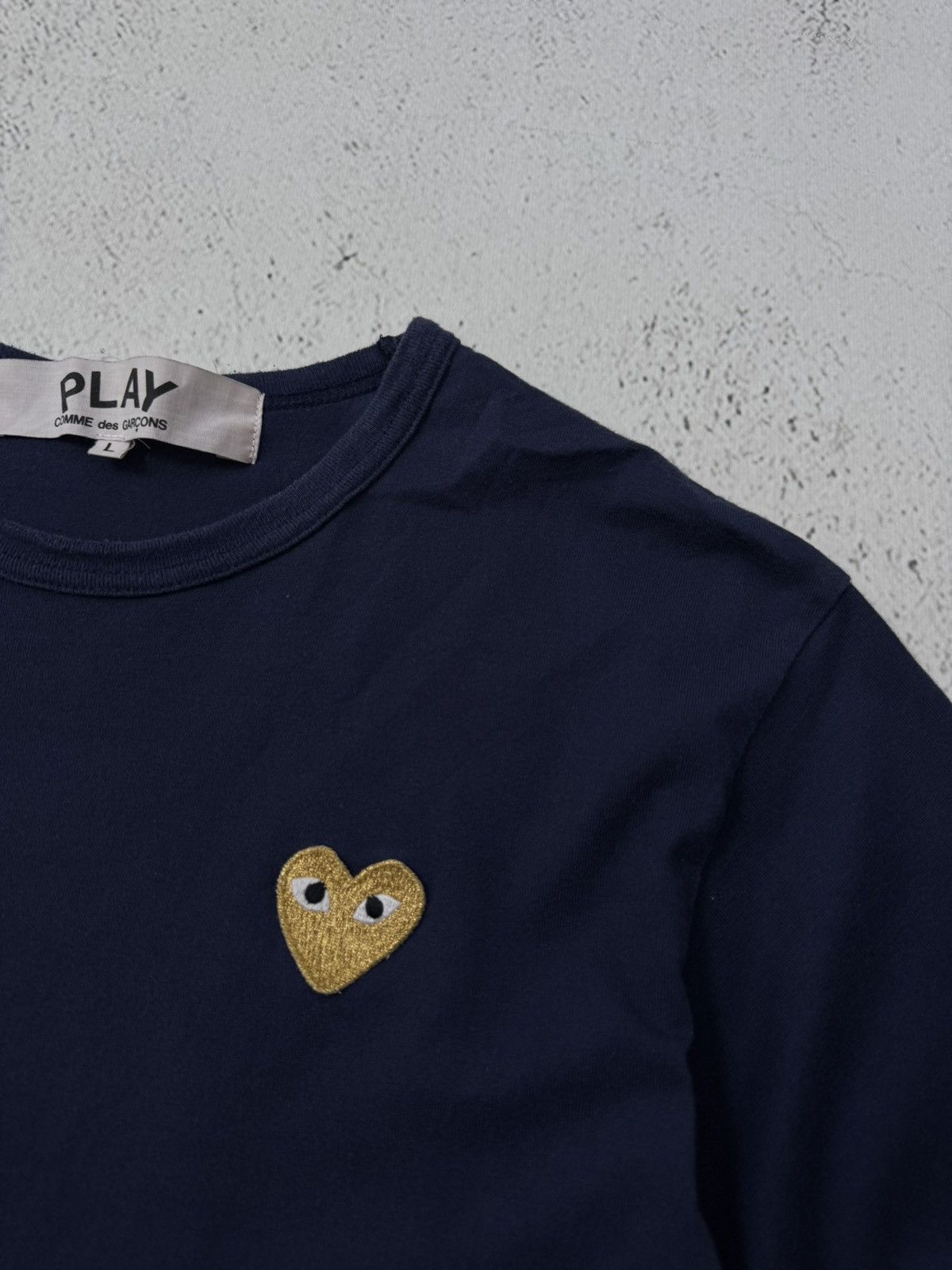 CDG by Comme des Garcons × Comme des Garcons × Japanese Brand Comme Des Garcons CDG Heart Logo Japan Blue Tee Size US L / EU 52-54 / 3 - 6 Thumbnail