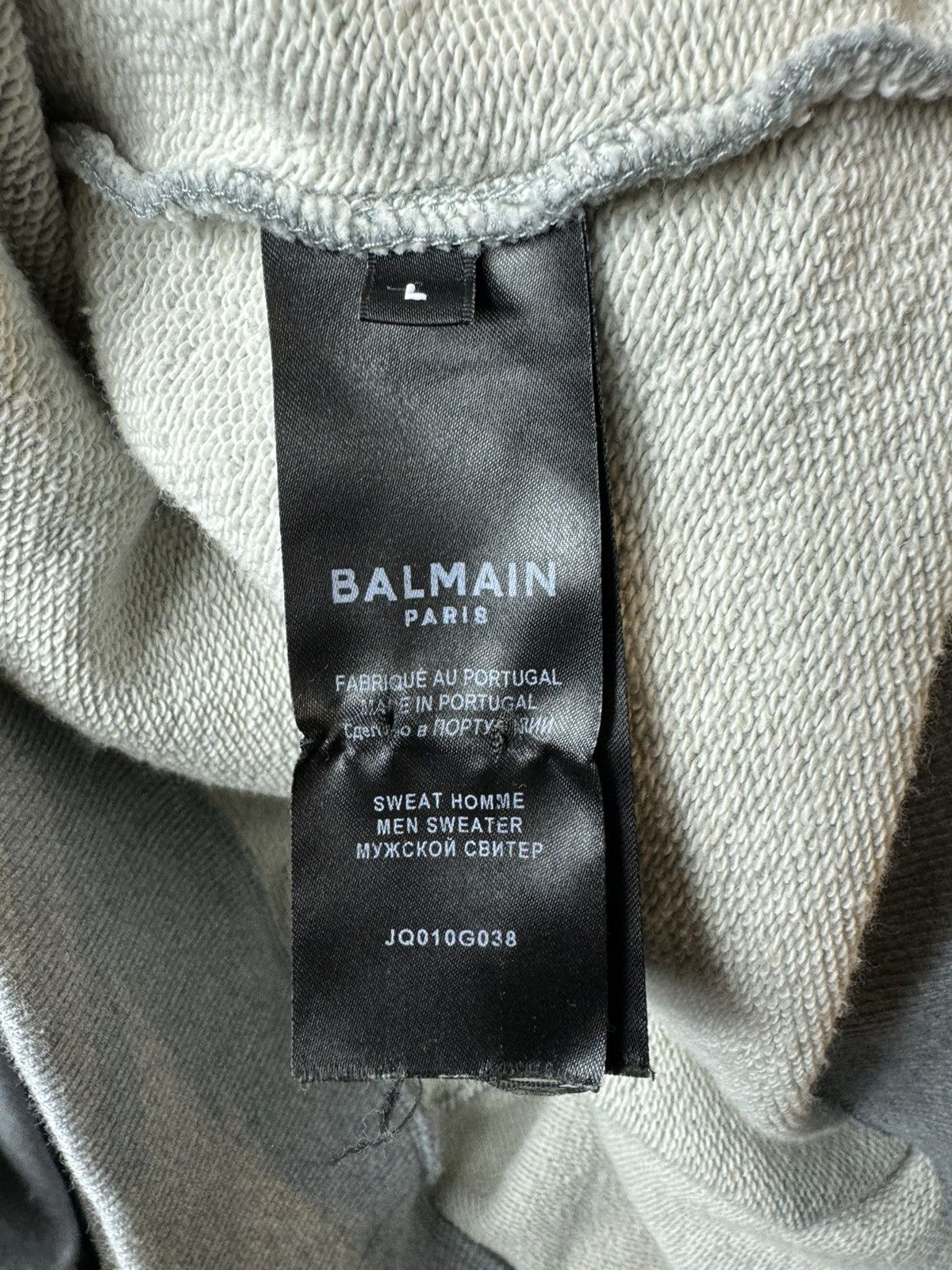 Balmain Balmain Paris Logo Crewneck Sweatshirt - Large Size US L / EU 52-54 / 3 - 6 Thumbnail