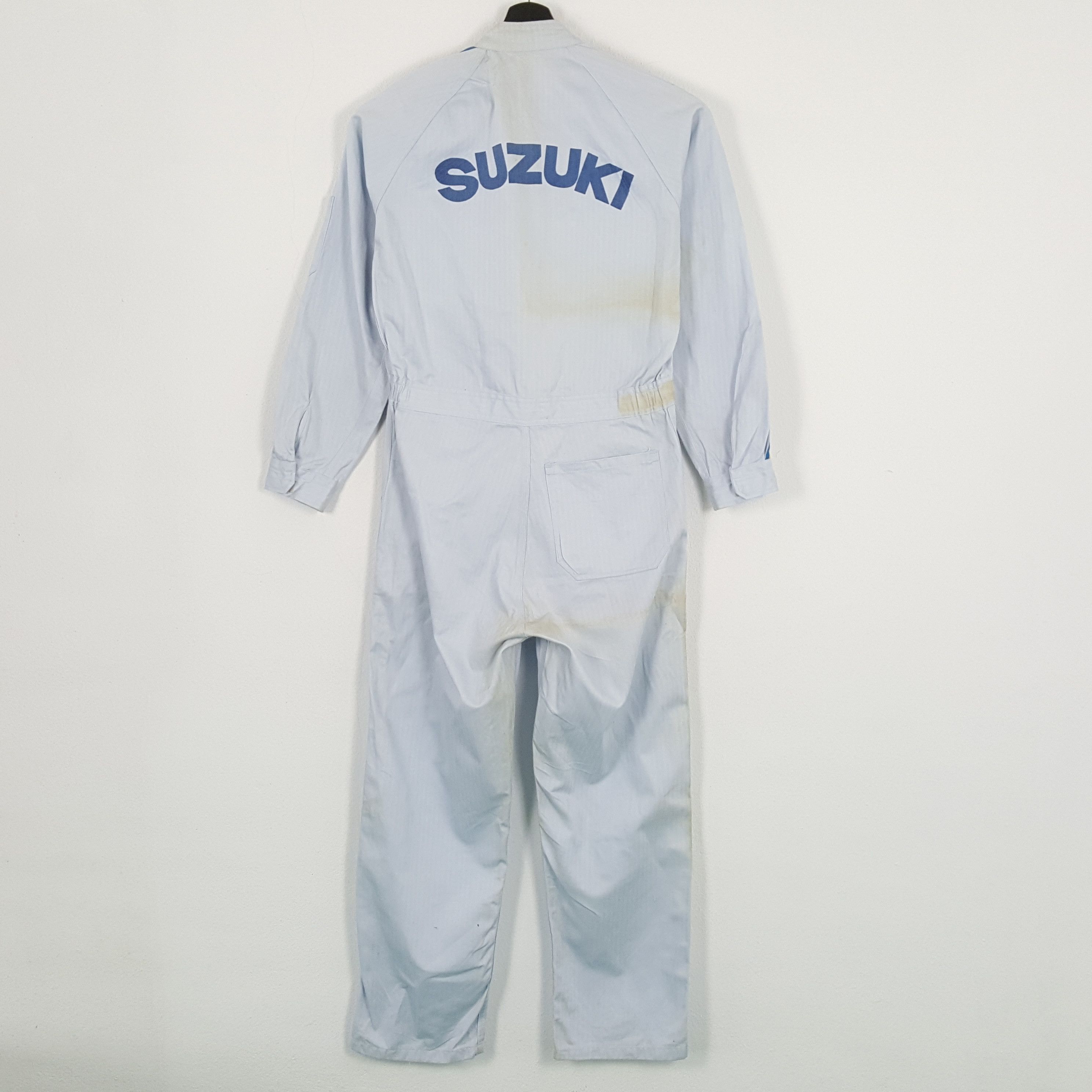 Japanese Brand × Vintage SUZUKI Workwear Racing Crew Style Coverall Jacket Size US M / EU 48-50 / 2 - 1 Thumbnail