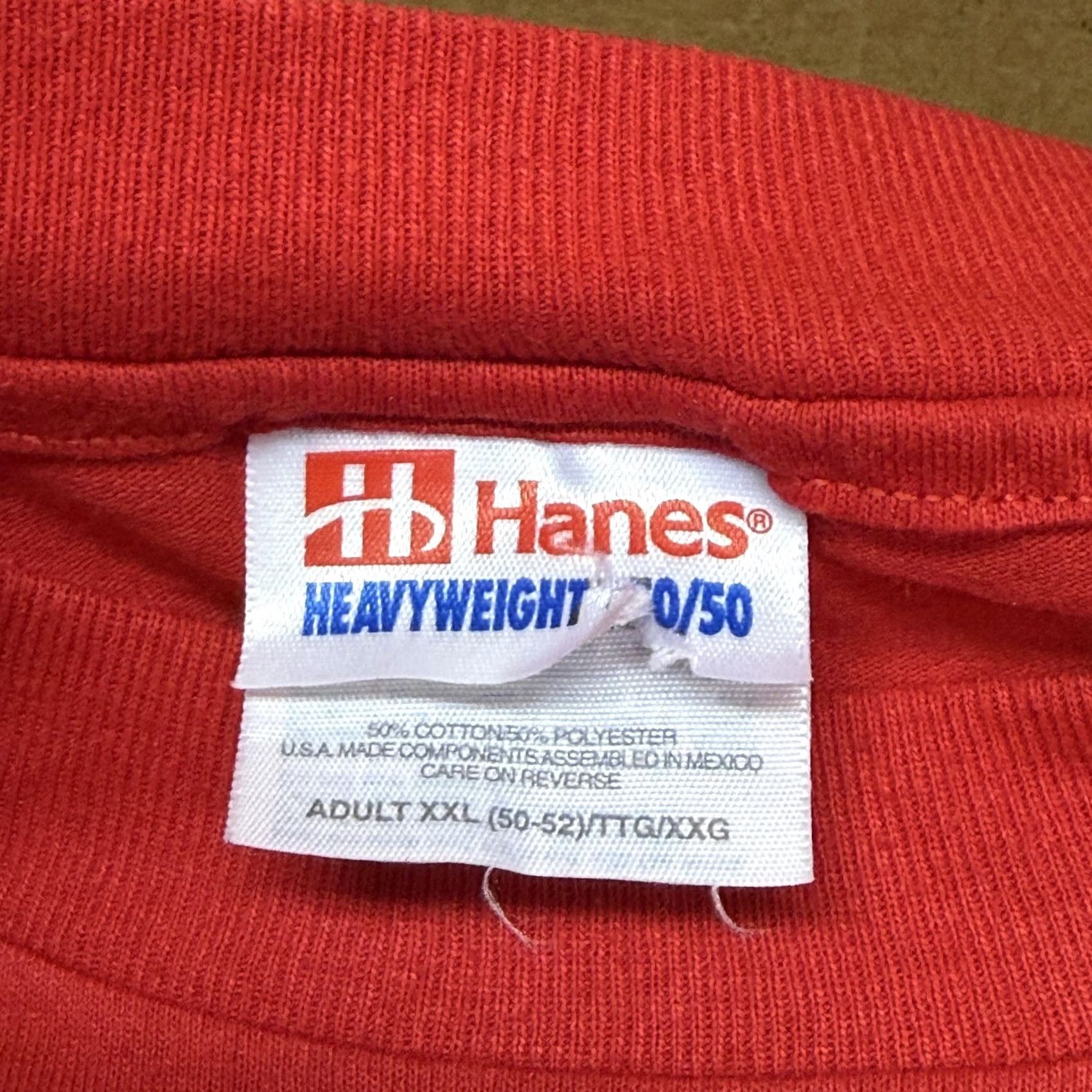 Hanes VINTAGE Hanes Shirt Mens 2XL Red Ft Lauderdale FL Palm Trees Embroidered 90s Size US XXL / EU 58 / 5 - 6 Thumbnail